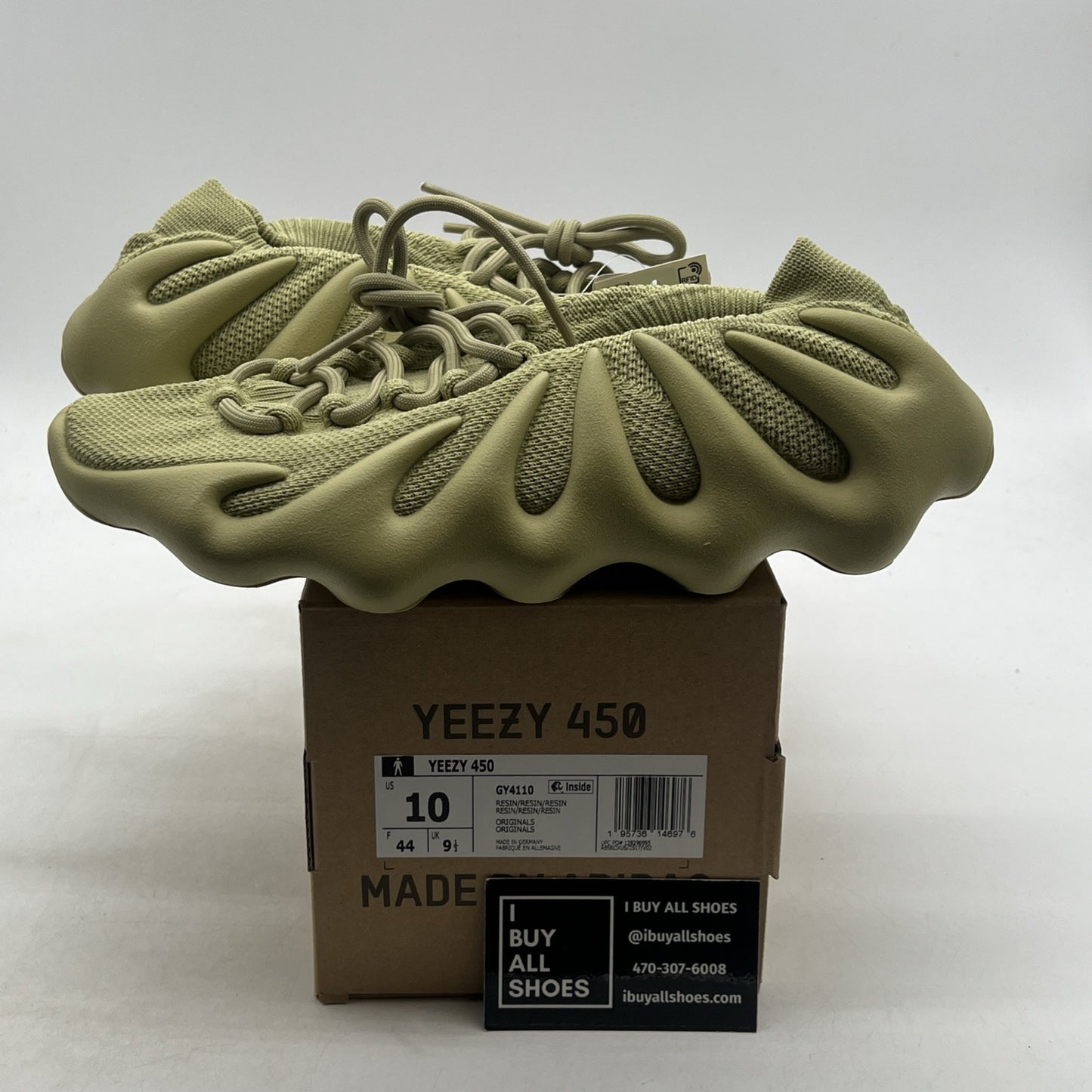 Size 10 - adidas Yeezy 450 Resin (GY4110)