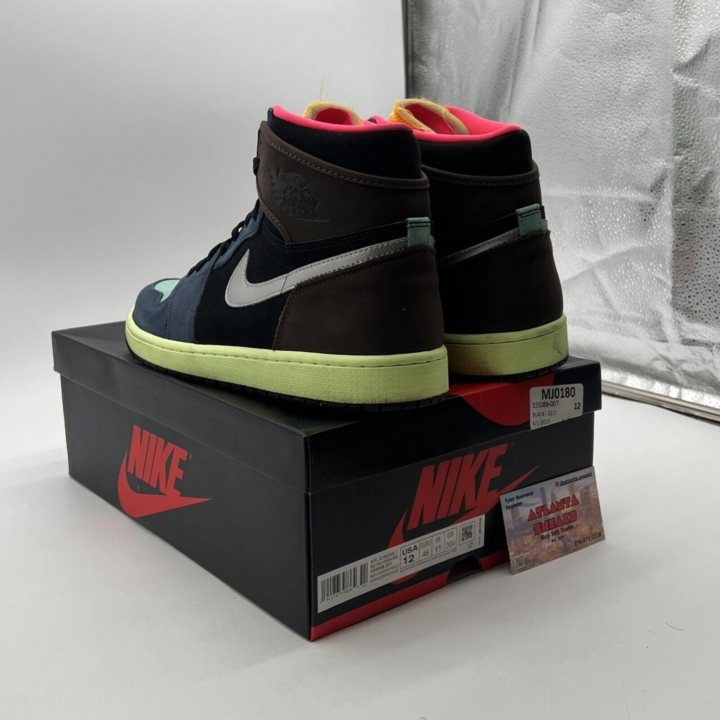 Size 12 - Air Jordan 1 Retro High Tokyo Bio Hack (555088-201)