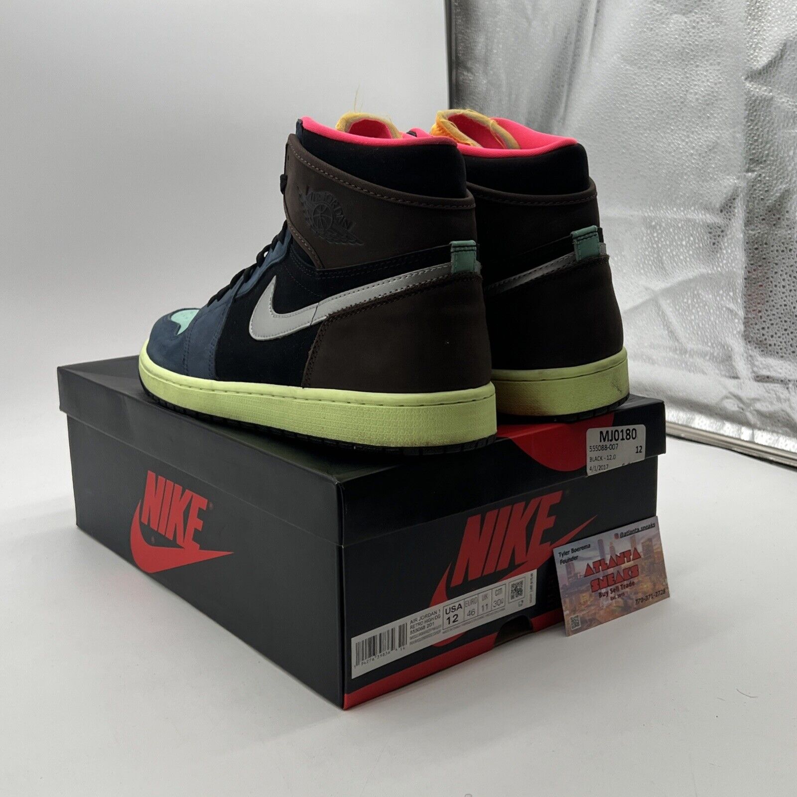 Size 12 - Air Jordan 1 Retro High Tokyo Bio Hack (555088-201)