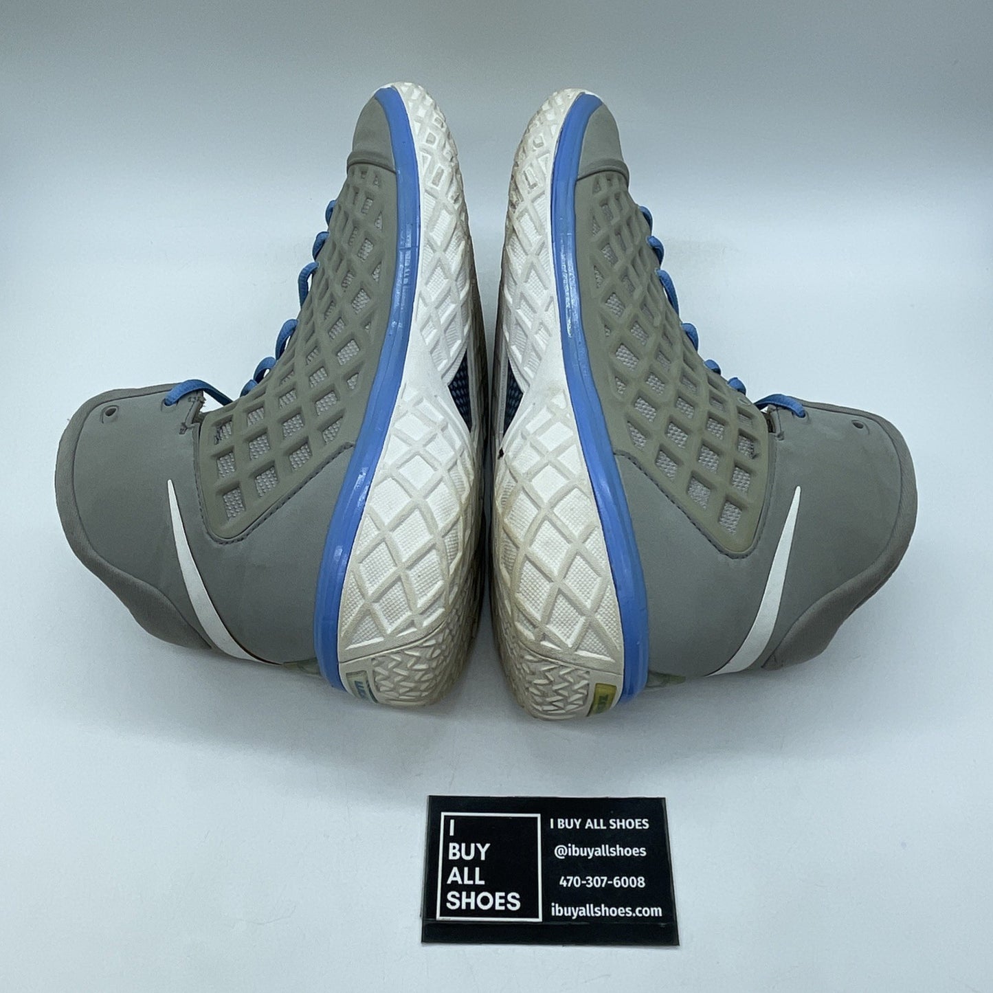 Size 9 - Nike Zoom Kobe 3 MPLS Grey Blue White Suede Leather (318090-011)