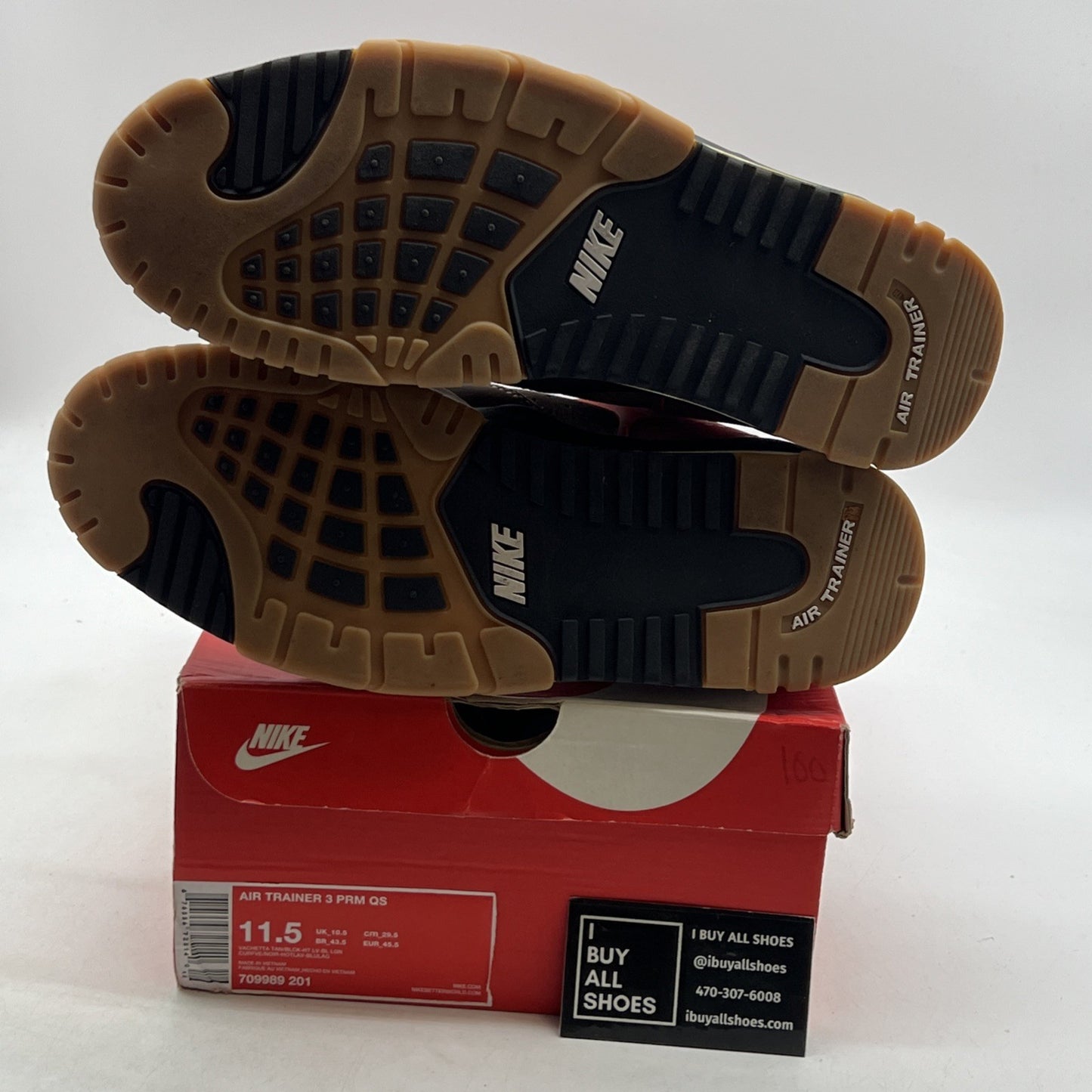 Size 11.5 - Nike Air Trainer 3 Premium Super Bowl (709989-201)