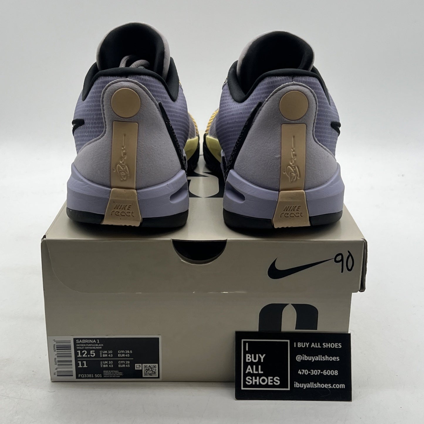 Size 12.5 - Nike Sabrina 1 Spark W (FQ3381-501)