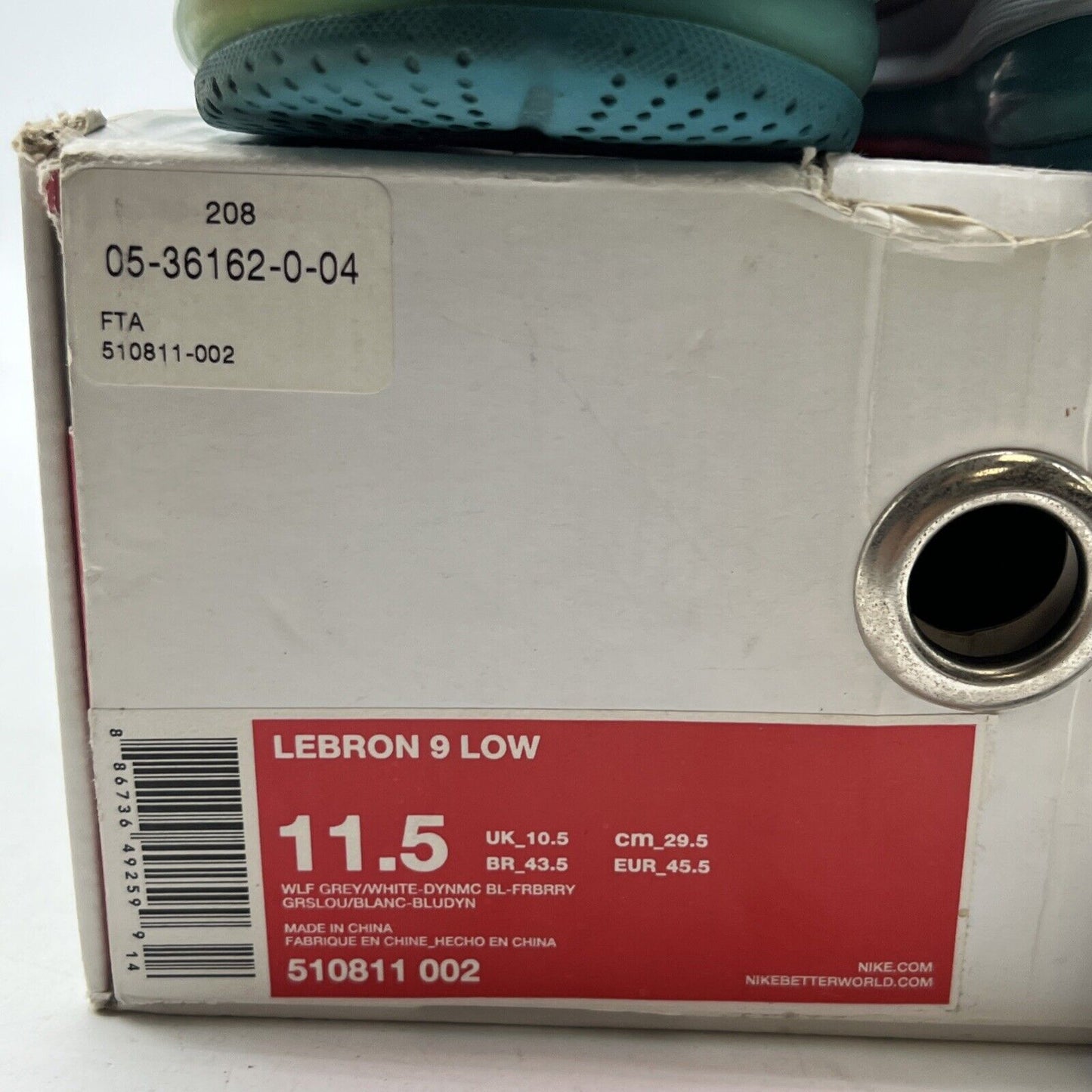 Size 11.5 - Nike LeBron 9 Low Fireberry (510811-002)