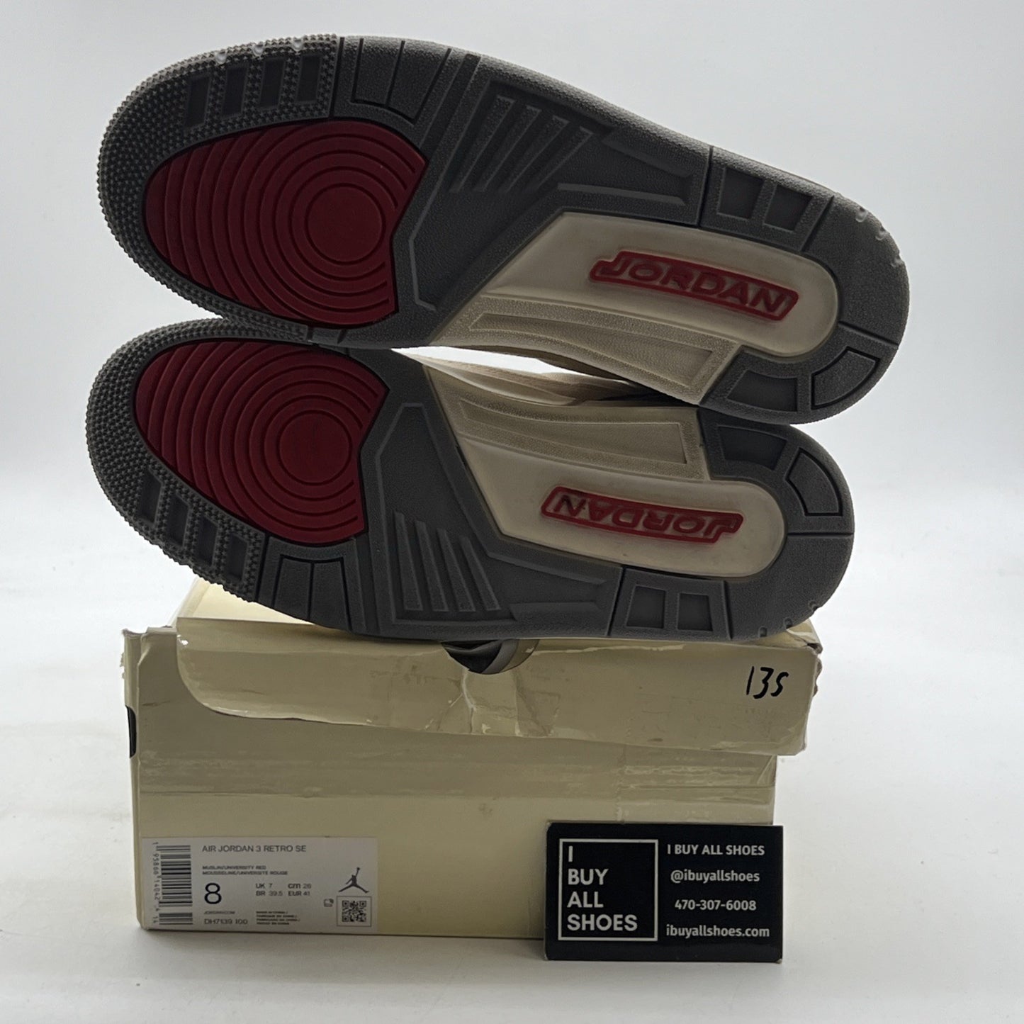 Size 8 - Air Jordan 3 Muslin (DH7139-100)