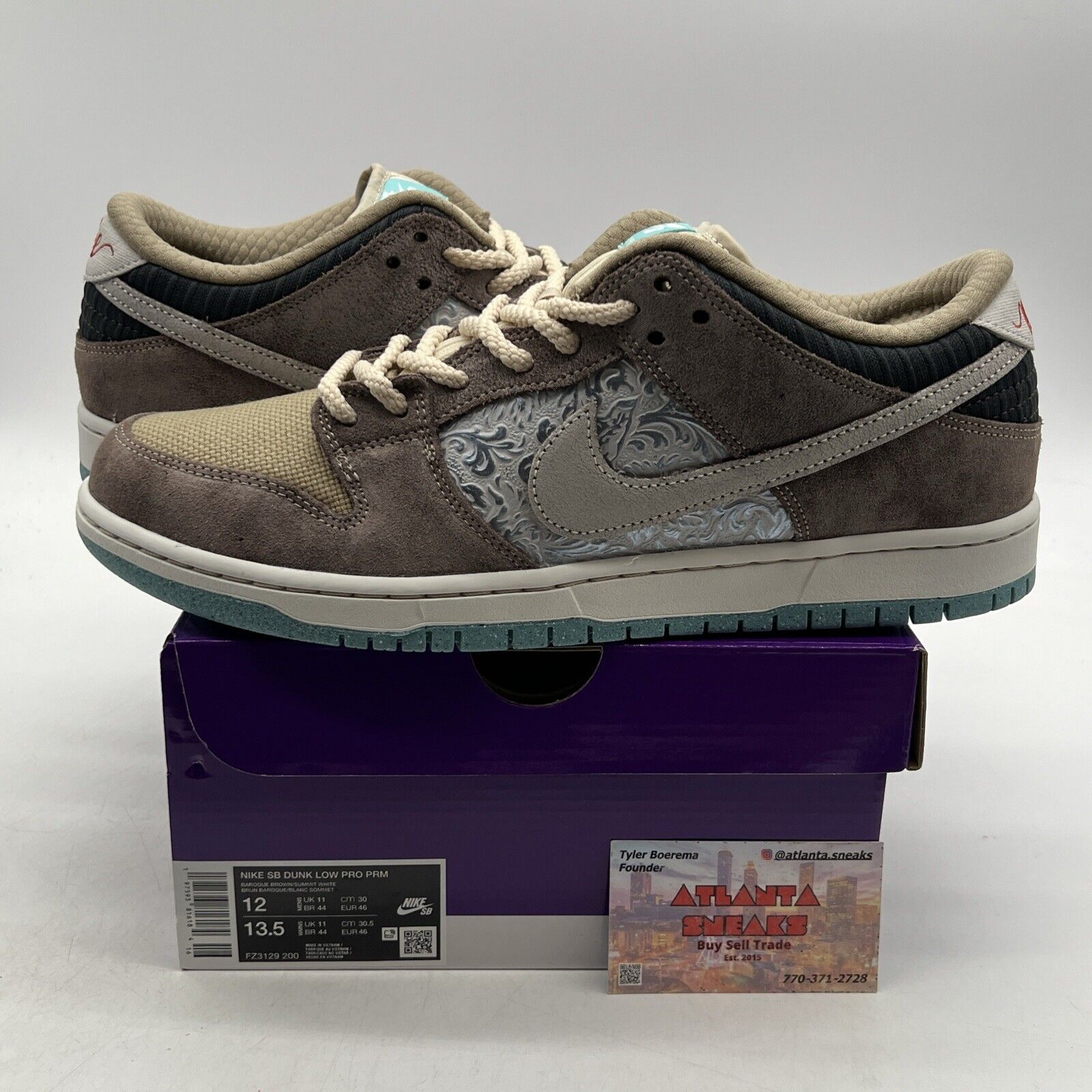 Size 12 - Nike Dunk SB Low Big Money Savings Brown (FZ3129-200)