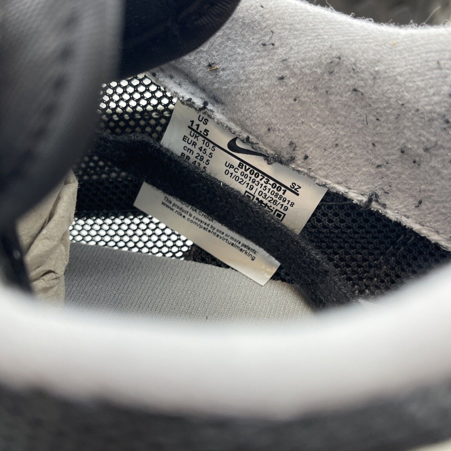 Size 11.5 - Nike sacai x LDWaffle Black Grey White Suede Leather (BV0073-001)