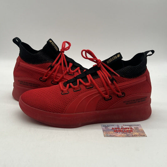 Size 11 - PUMA Clyde Court #REFORM Red Black (193461-01)