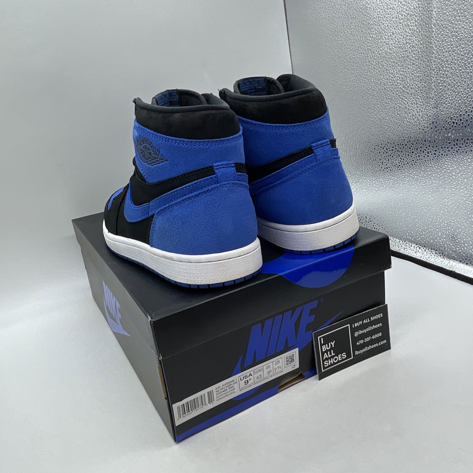 Size 9.5 - Air Jordan 1 Retro OG High Royal Reimagined (DZ5485-042)