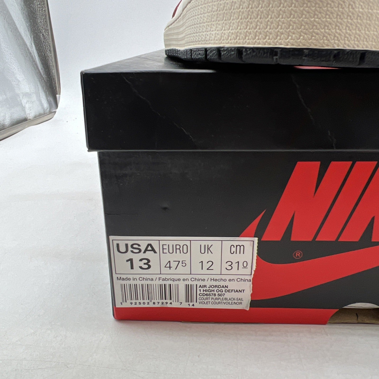 Size 13 - Air Jordan 1 Retro High SB LA To Chicago 2019 (CD6578-507)