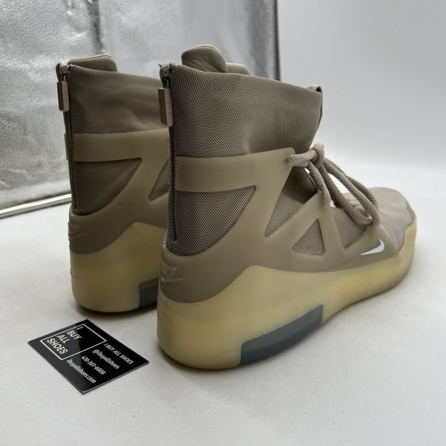 Size 11.5 - Nike Air Fear Of God 1 Oatmeal (AR4237-900)