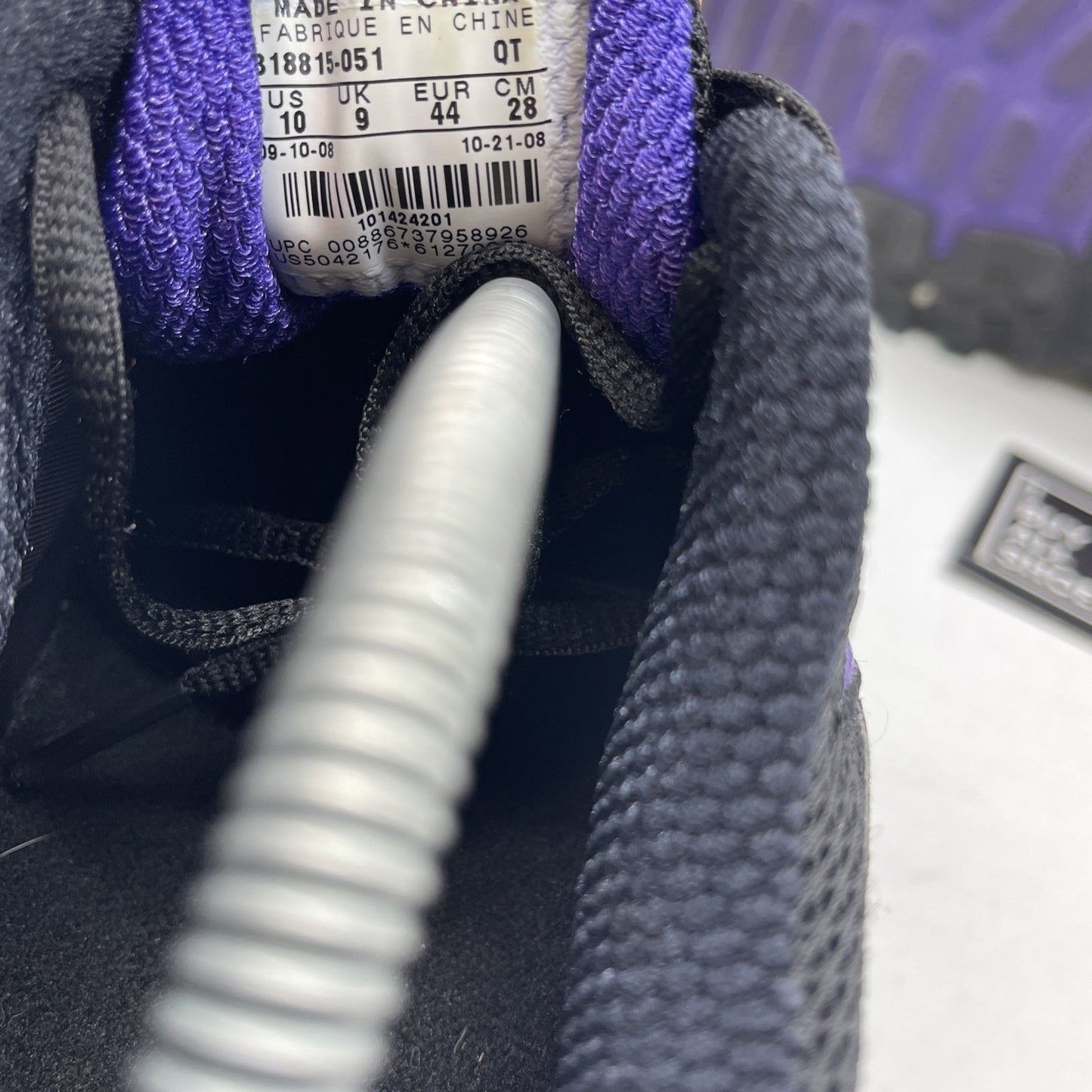 Size 10 - Nike Air Max TL 2.5 Black Varsity Purple (318815-051)