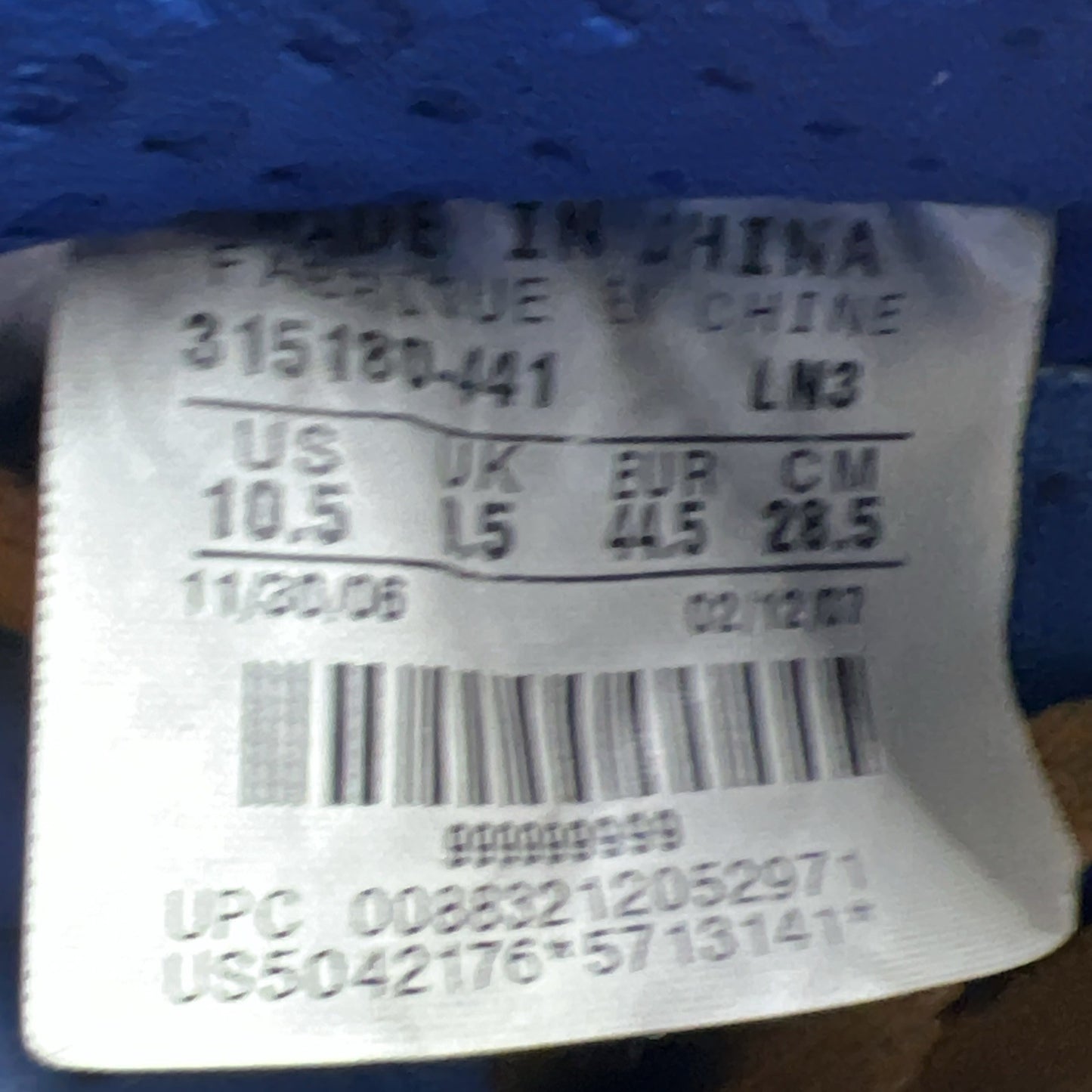 Size 10.5 - Nike Air Force 1 Premium 07 Blue (315180-441)