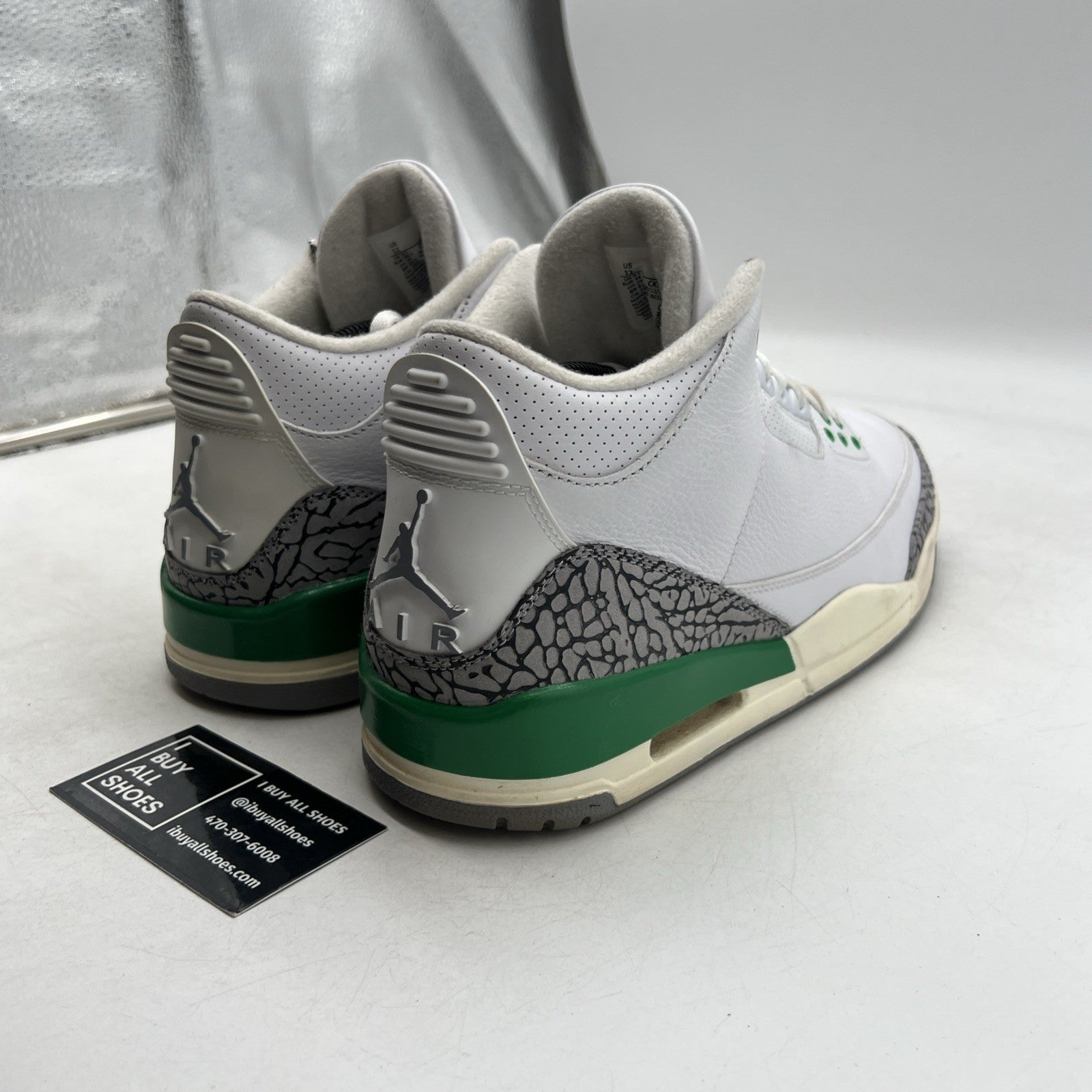 Size 12W - Air Jordan 3 Retro Lucky Green W (CK9246-136)