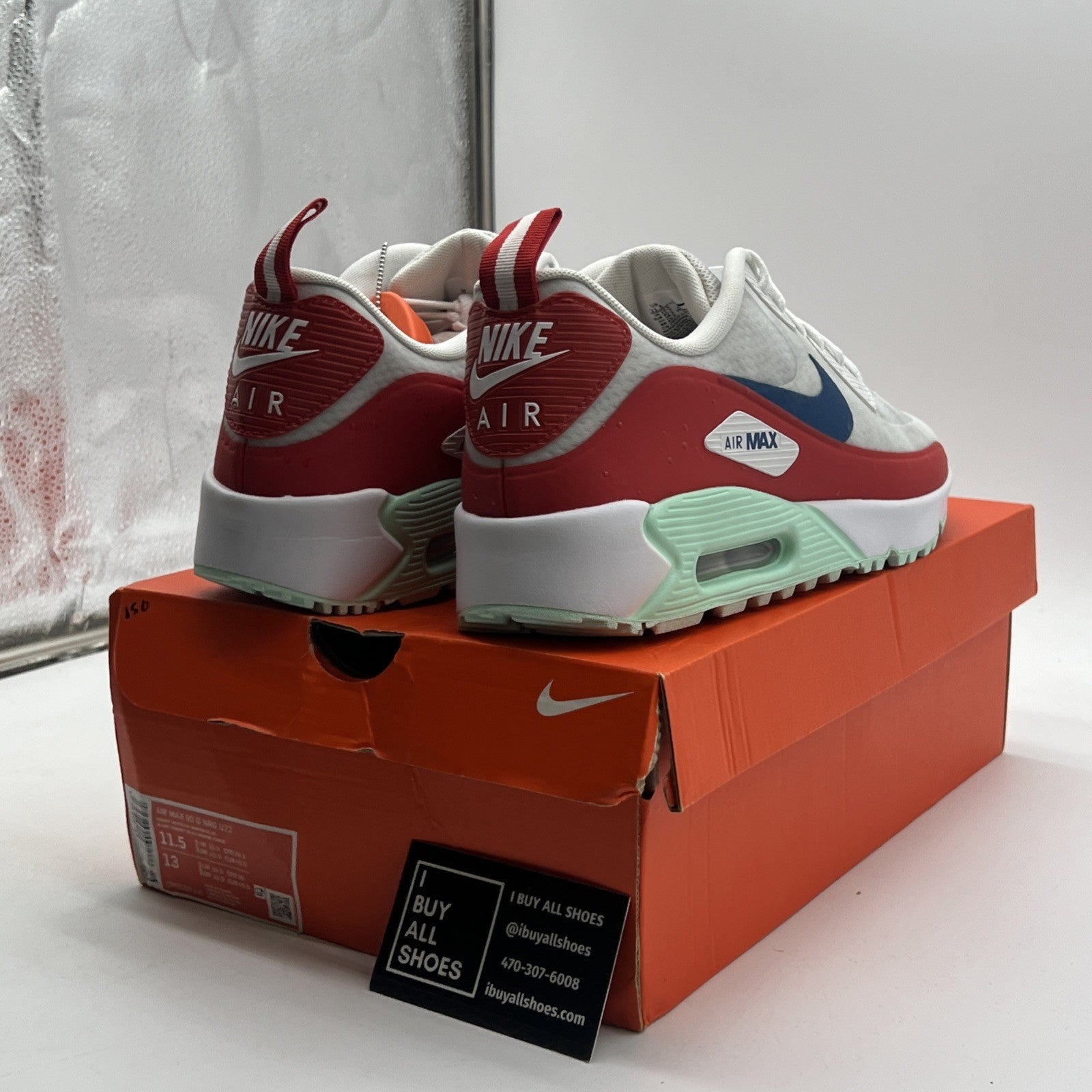 Size 11.5 - Nike Air Max 90 Golf U.S. Open - Brookline (DM9009-146)