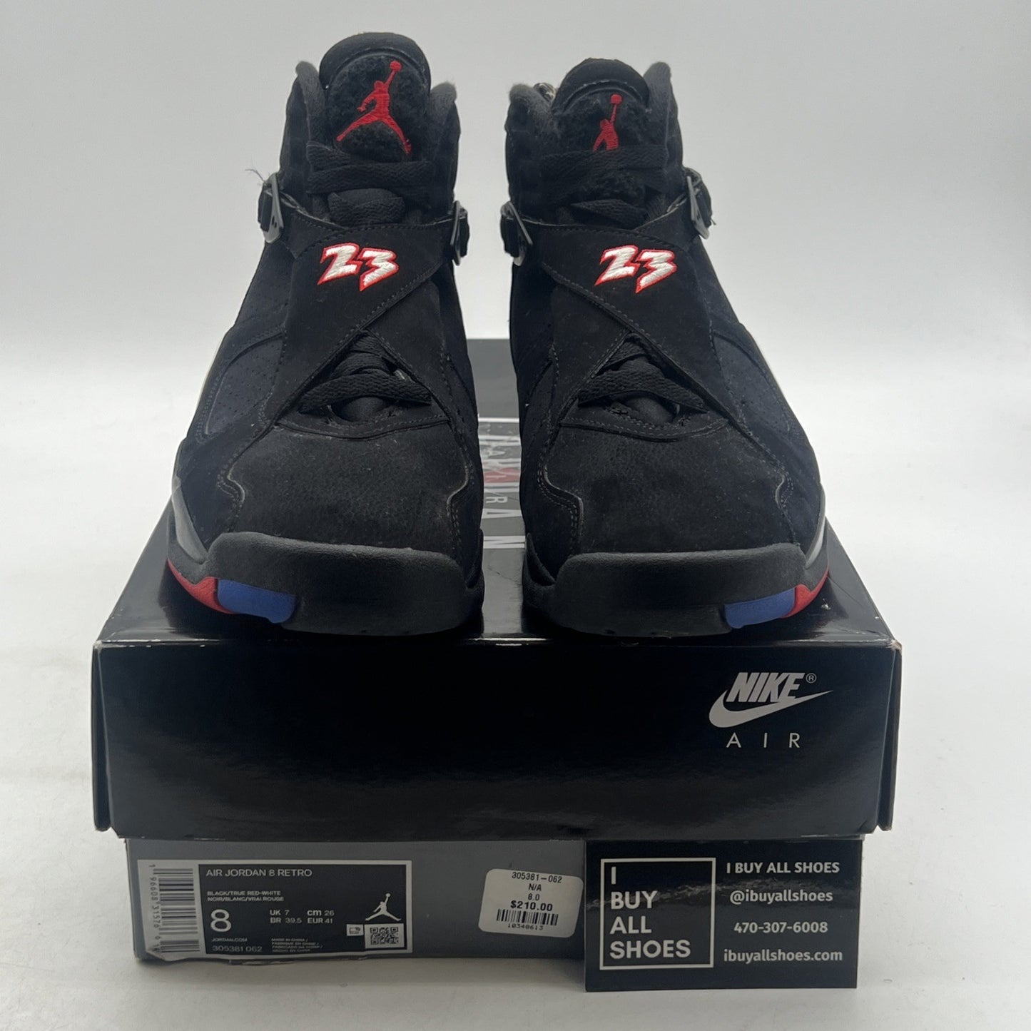 Size 8 - Air Jordan 8 Retro Mid Playoff (305381-062)