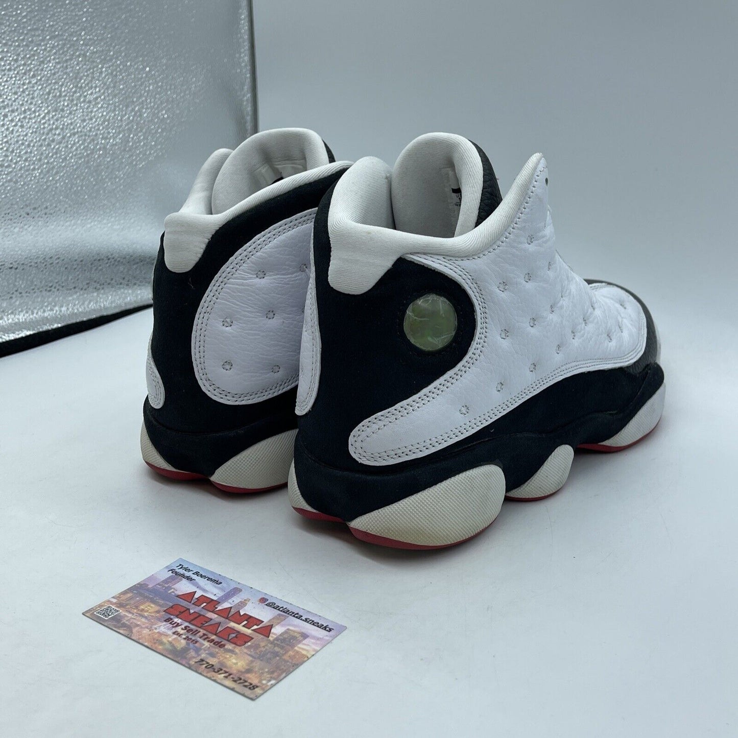 Size 10 - Jordan 13 Retro He Got Game Red White Leather Black Suede (414571-104)