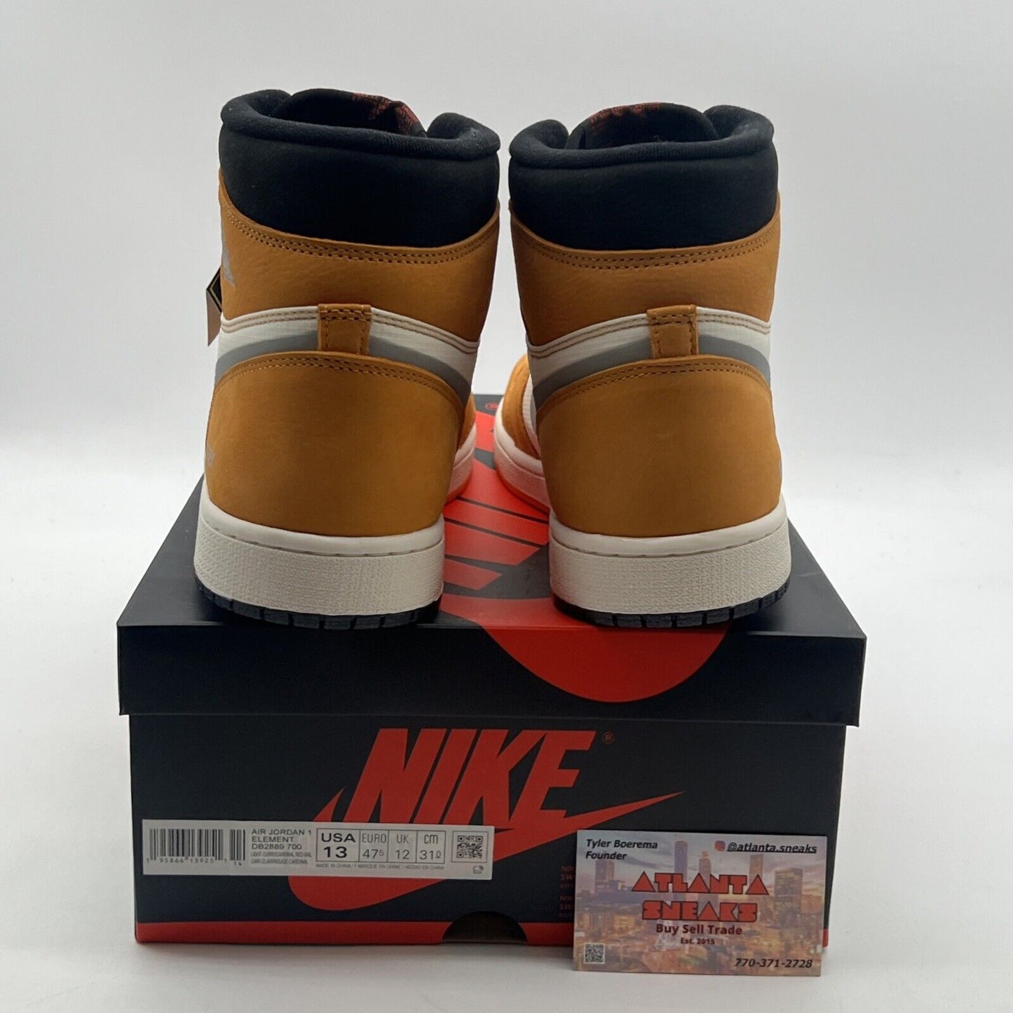 Size 13 - Air Jordan 1 Element GORE-TEX High Light Curry (DB2889-700)