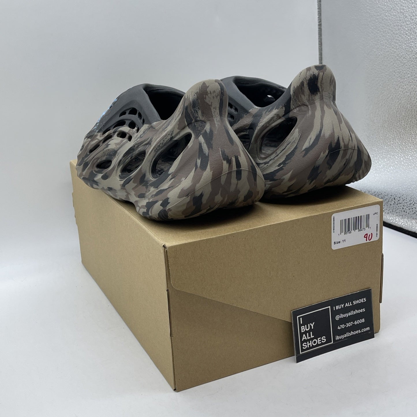 Size 11 - Foam Runner Mx Cinder Black Brown Blue Rubber (ID4126)