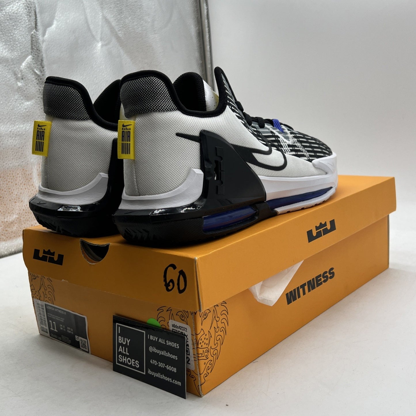 Size 11 - Nike LeBron Witness 6 White Persian Violet (CZ4052-100)