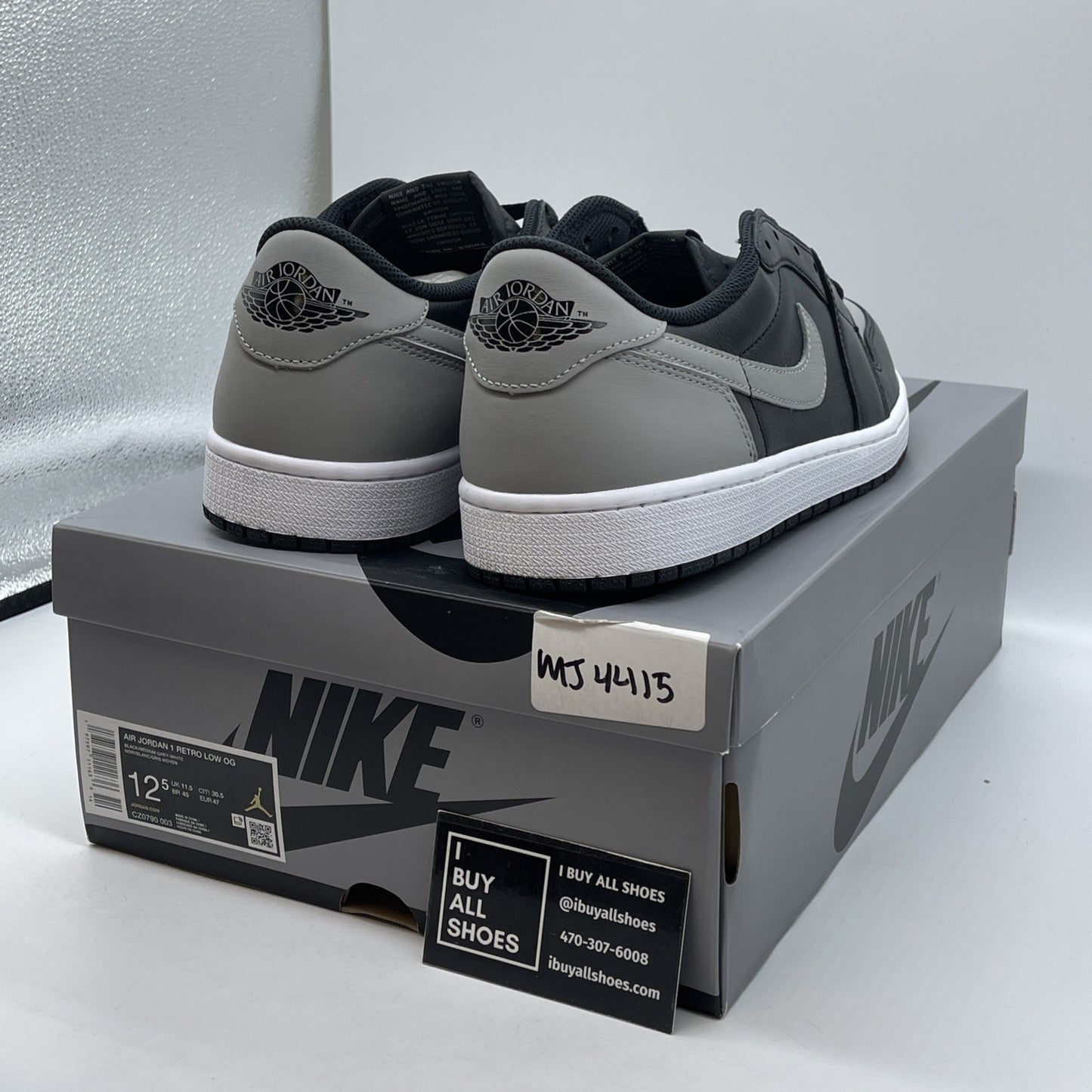 Size 12.5 - Air Jordan 1 Retro OG 2024 Low Shadow Leather (CZ0790-003)