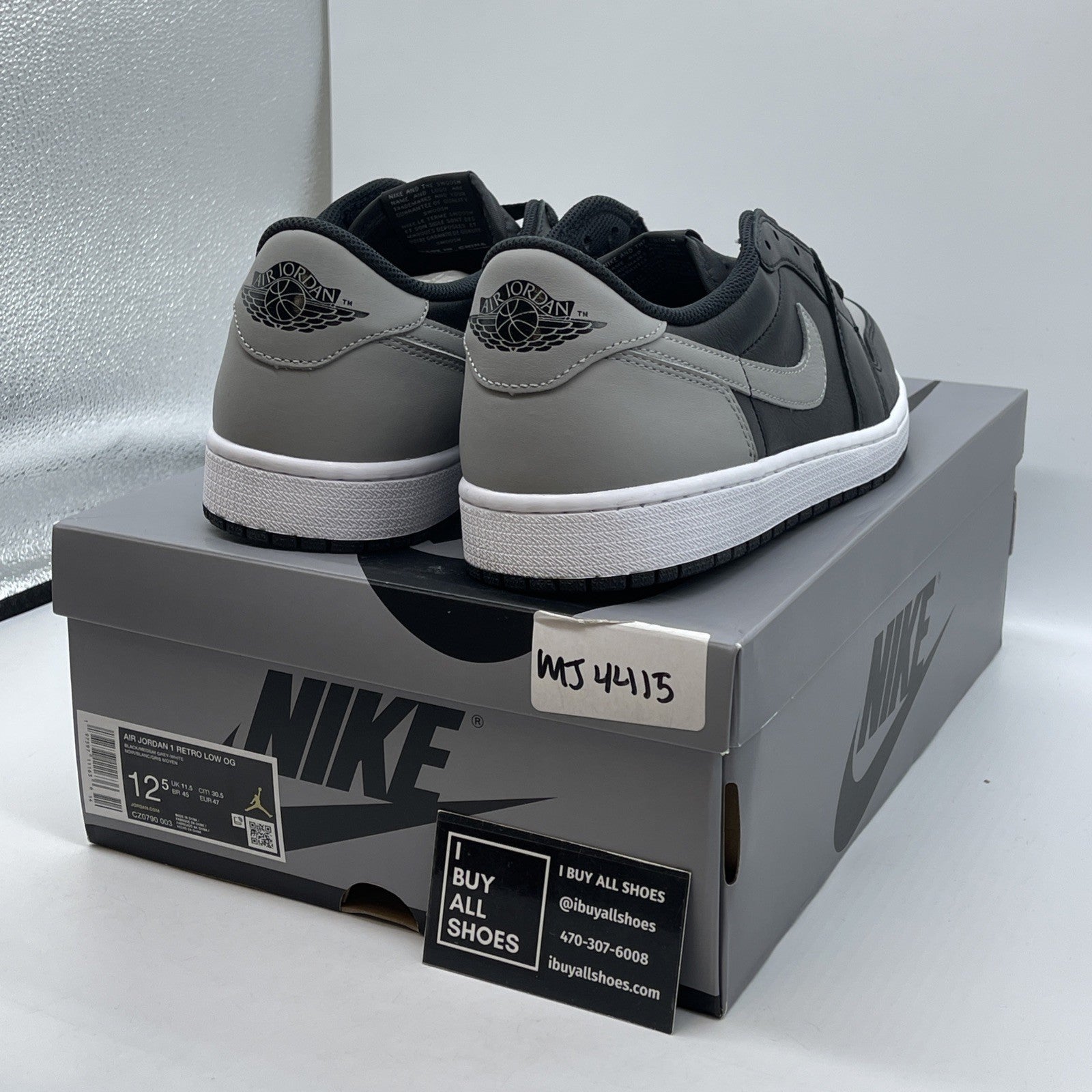 Size 12.5 - Air Jordan 1 Retro OG 2024 Low Shadow Leather (CZ0790-003)