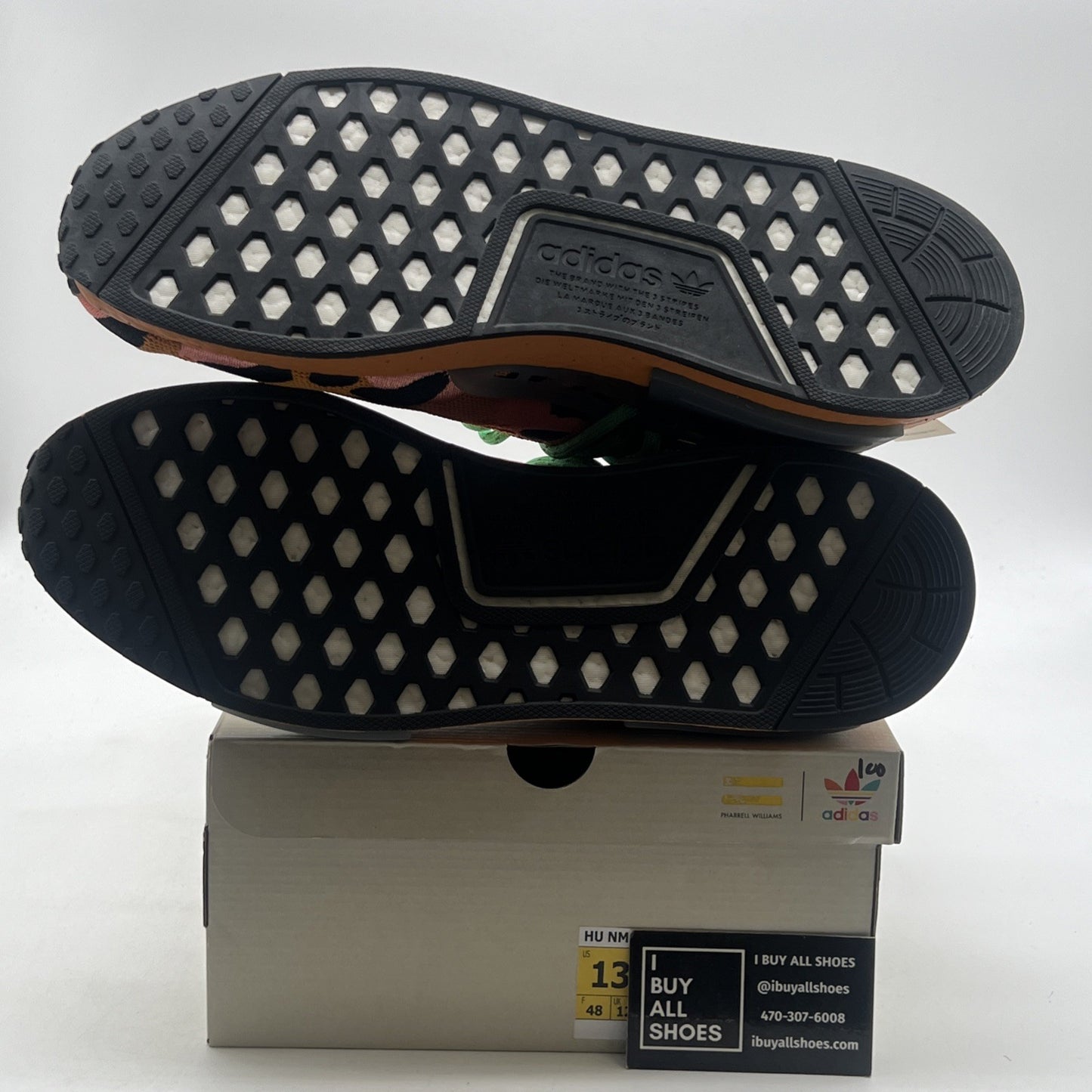 Size 13 - adidas Pharrell x NMD Human Race Animal Print (GZ4439)