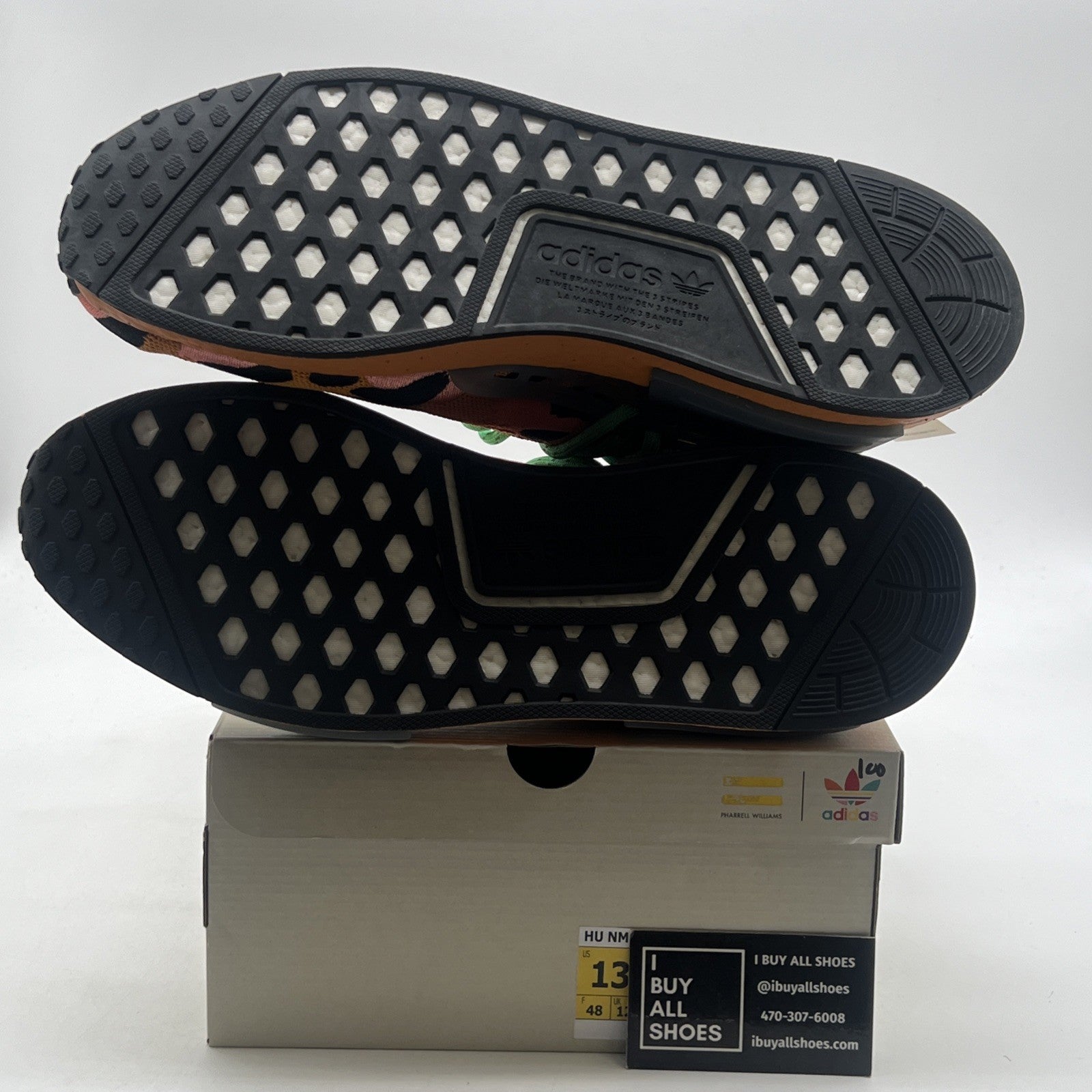 Size 13 - adidas Pharrell x NMD Human Race Animal Print (GZ4439)
