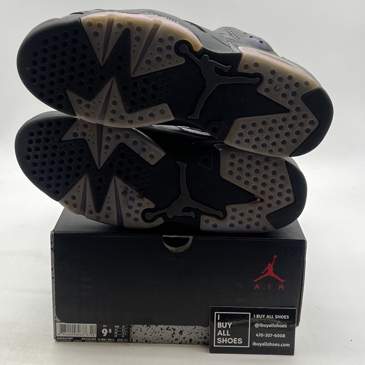 Size 9.5 - Air Jordan 6 Retro All Star - Chameleon (907961-015)