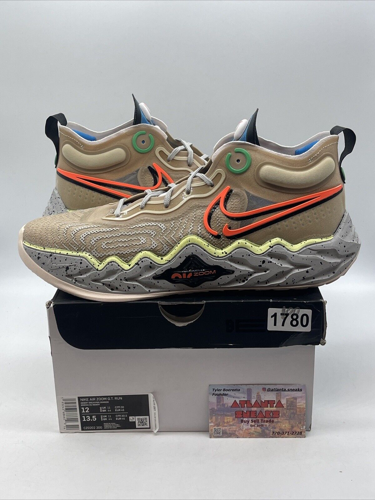 Size 12 - Nike Air Zoom GT Run Mowabb Attitude Suede Leather (CZ0202-200)