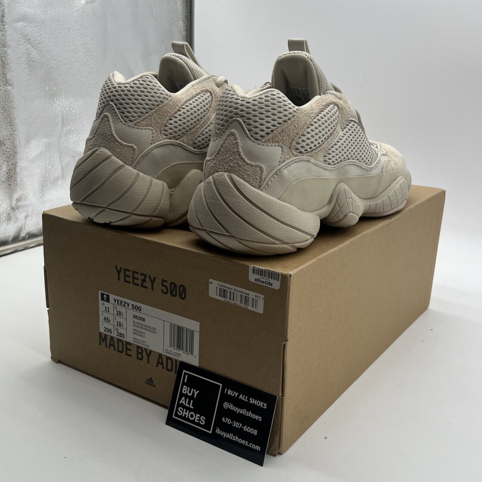 Size 11 - Adidas Yeezy 500 Blush (DB2908)