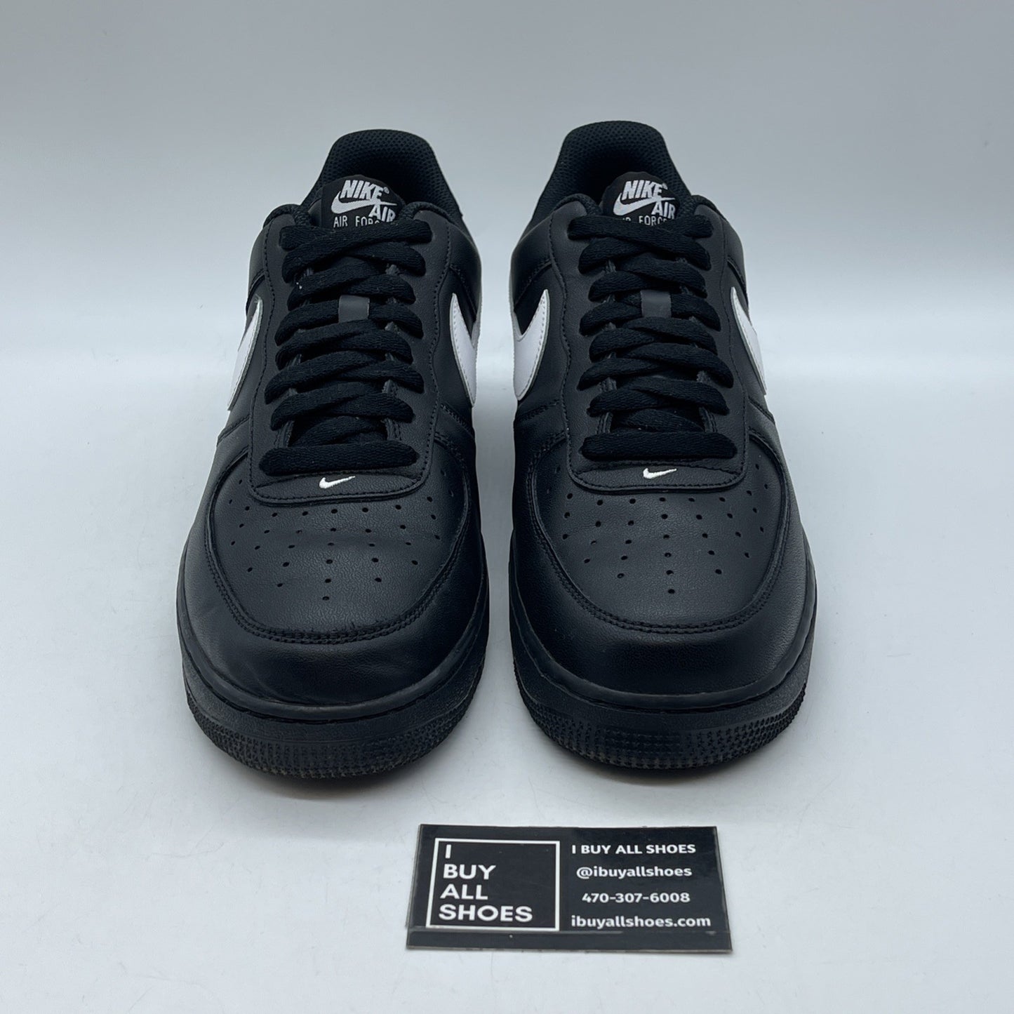 Size 11 - Nike Air Force 1 '07 Black White (FZ0627-010)