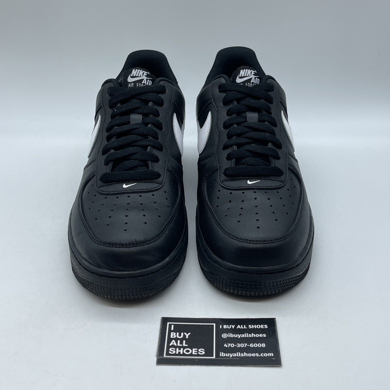 Size 11 - Nike Air Force 1 '07 Black White (FZ0627-010)