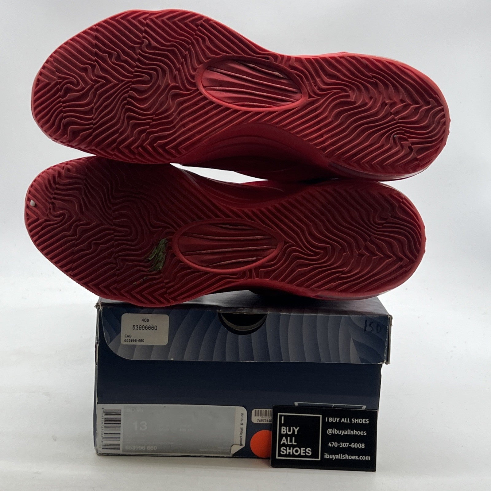 Size 13 - Nike KD 7 Kevin Durant Global Game Red (653996-660)