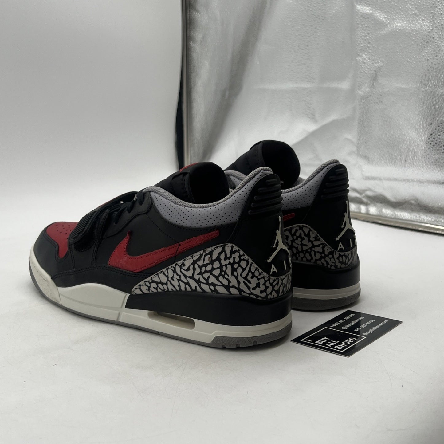 Size 10.5 - Jordan Legacy 312 Low Bred Cement (CD7069-006)