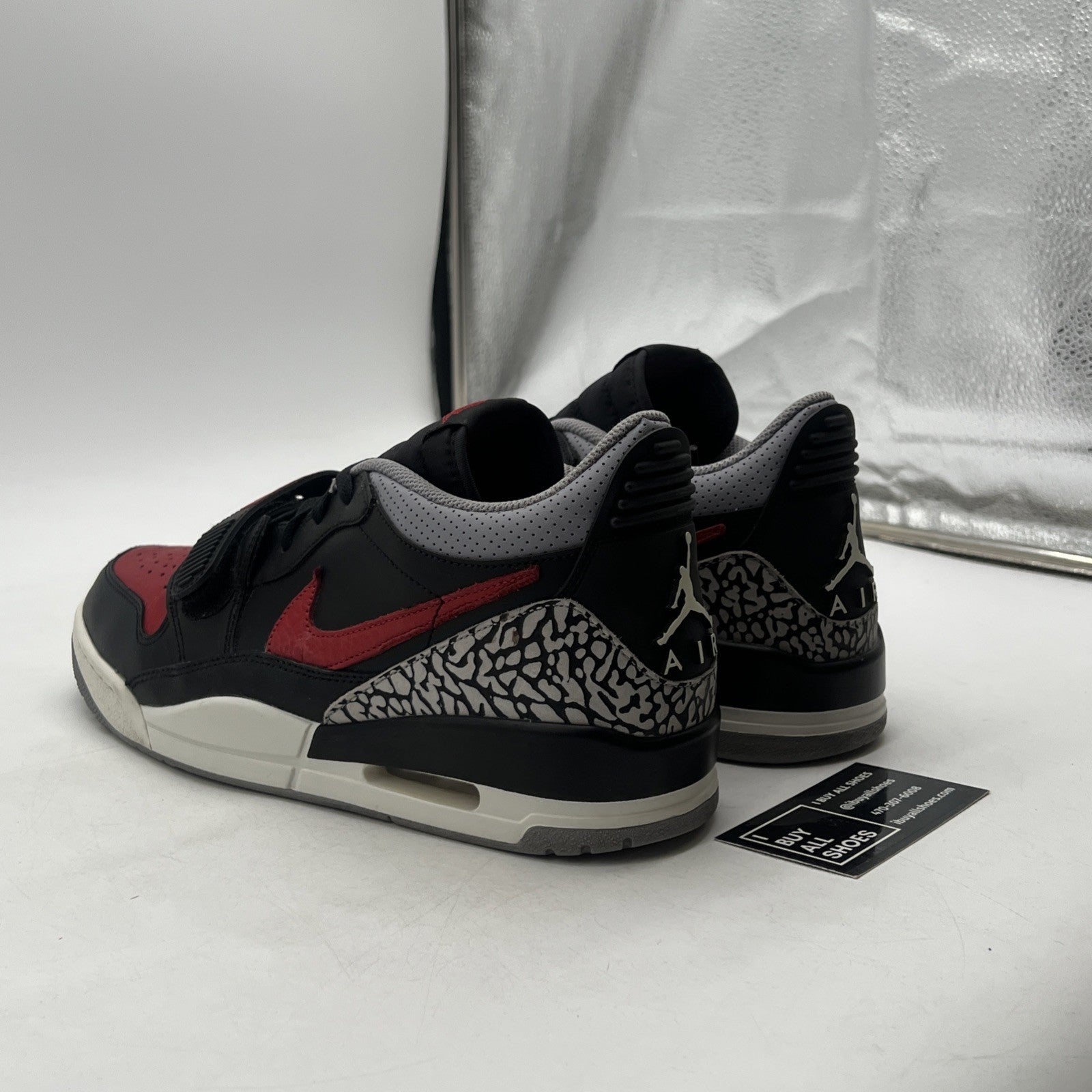 Size 10.5 - Jordan Legacy 312 Low Bred Cement (CD7069-006)