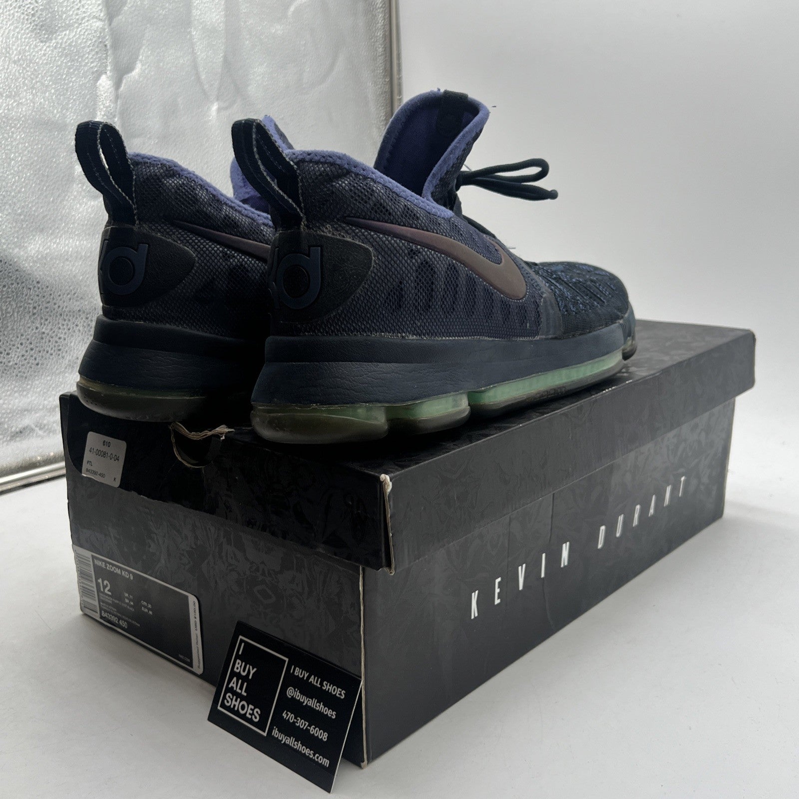 Size 12 - Nike KD 9 Purple Dust (843392-450)