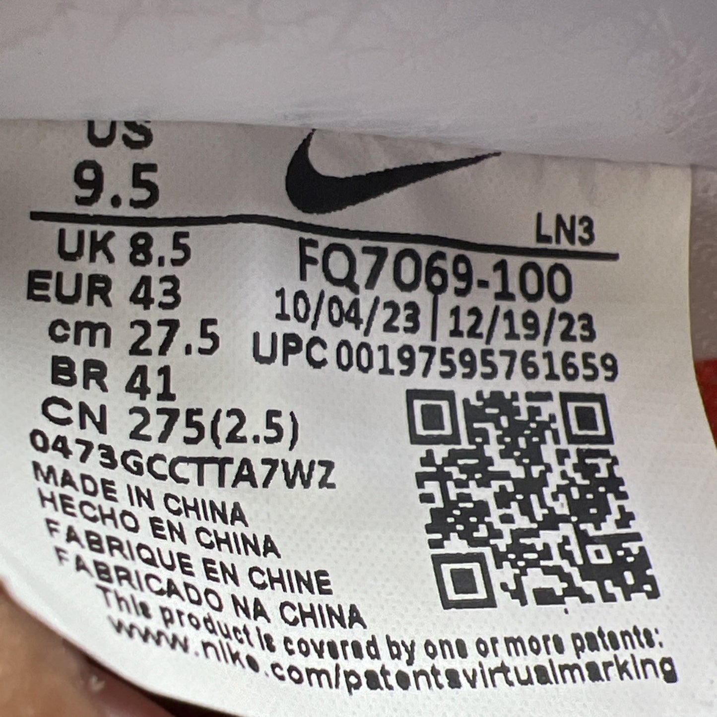 Size 9.5 - Nike Cactus Plant Flea Market x Air Force 1 Premium 2024 Low White