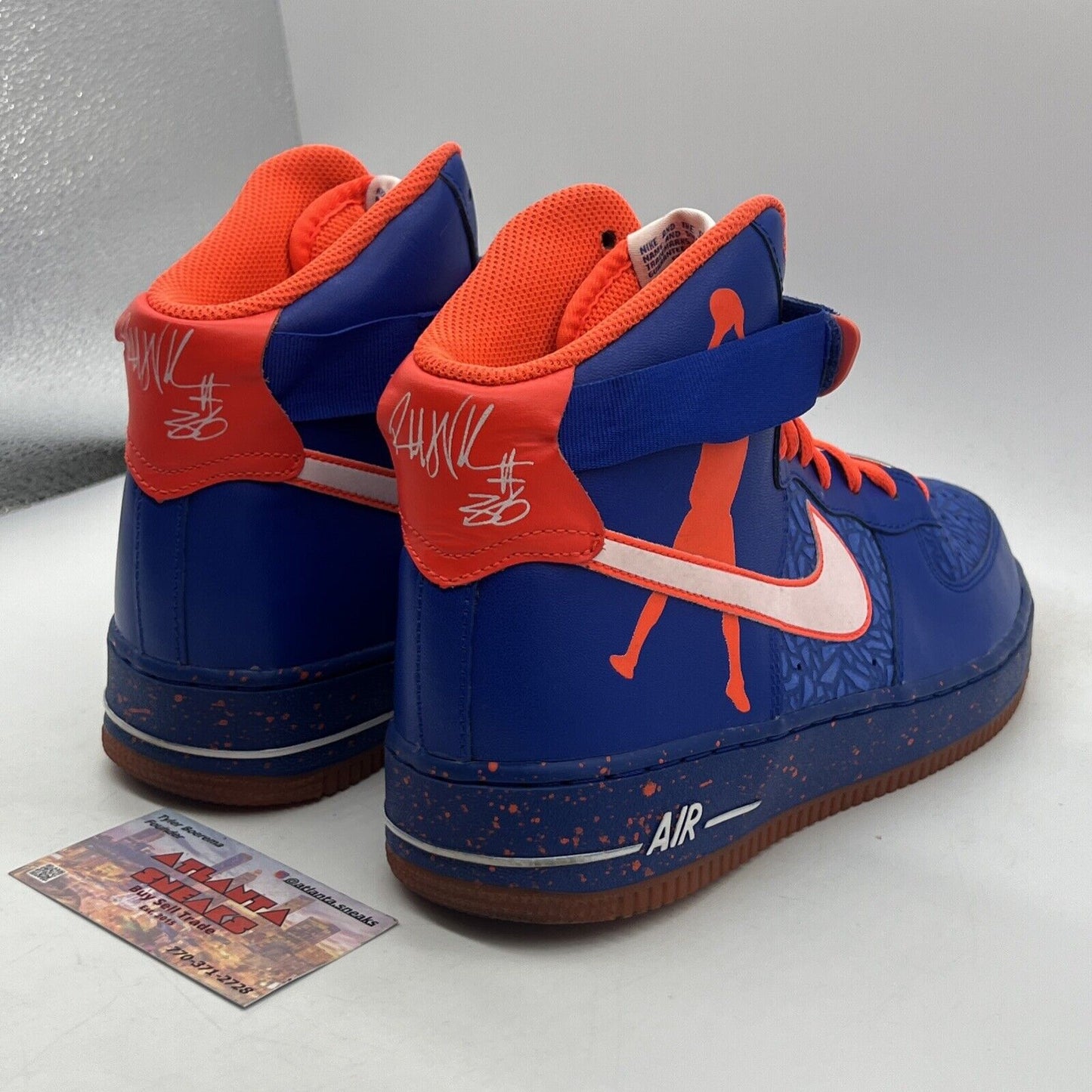 Size 10 - Nike Air Force 1 CMFT Premium QS High Rasheed Wallace Blue 624185-400