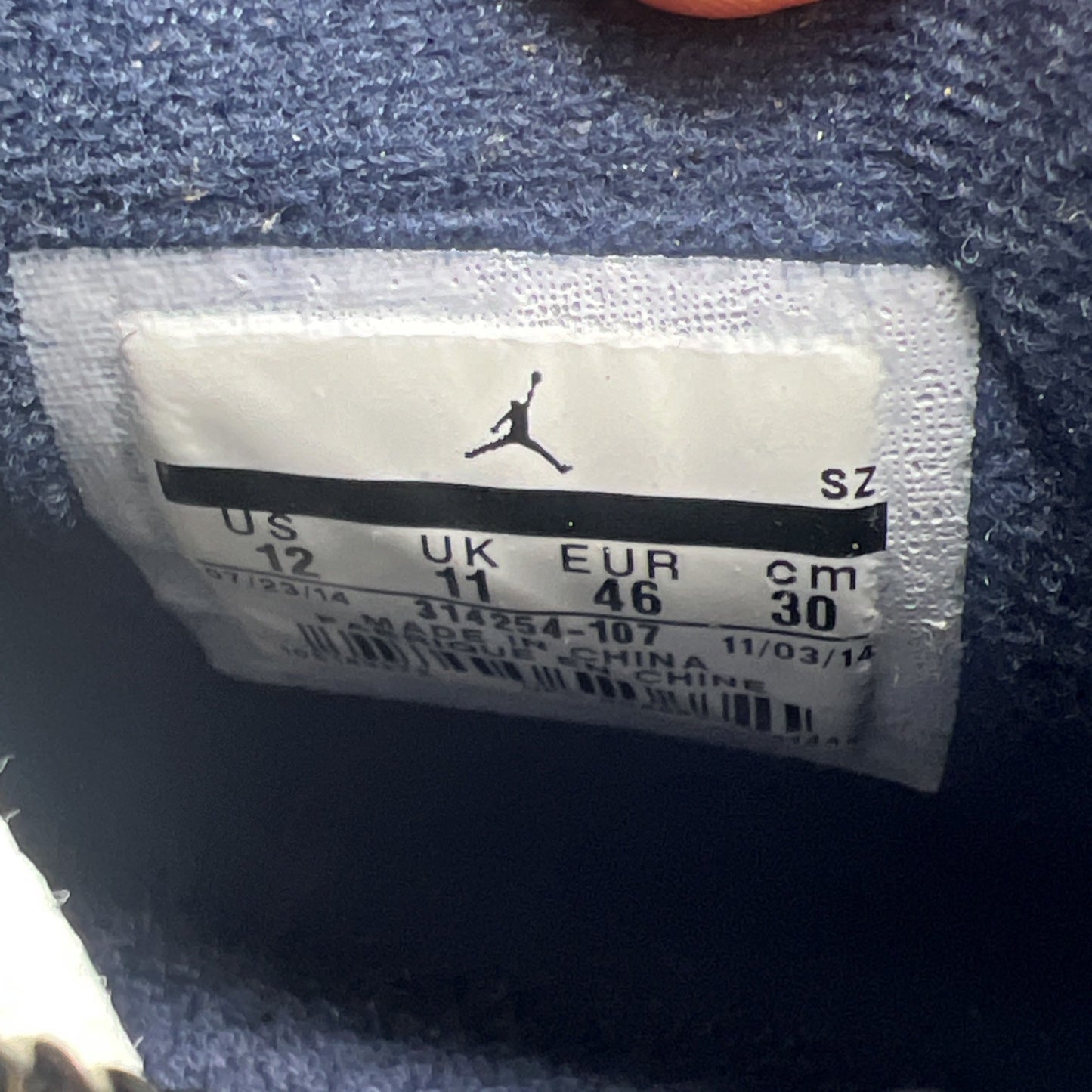 Size 12 - Air Jordan 4 Retro LS Columbia (314254-107)
