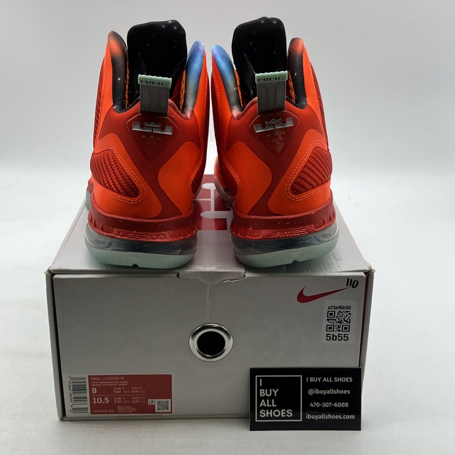 Size 9 - Nike LeBron 9 2022 Big Bang (DH8006-800)