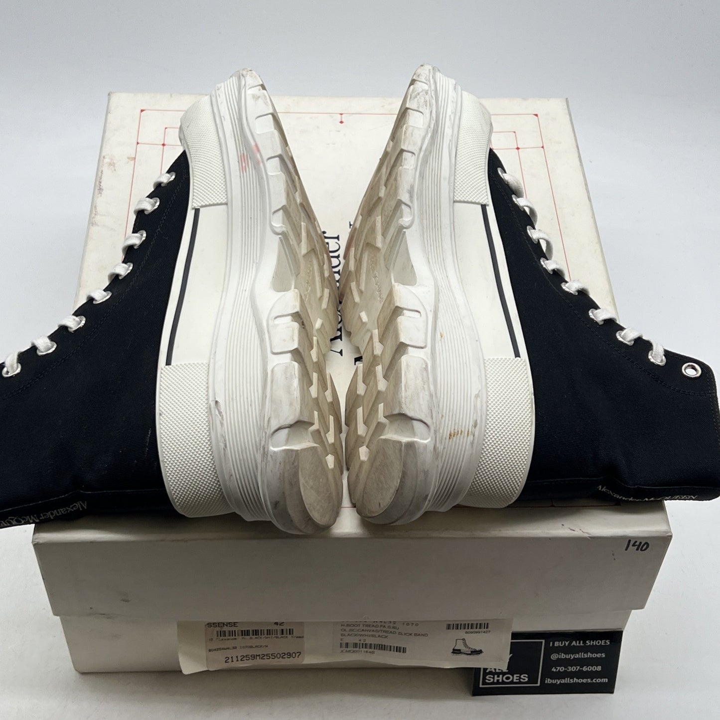 Size 42 - Alexander McQueen Tread Slick Boots Men's
