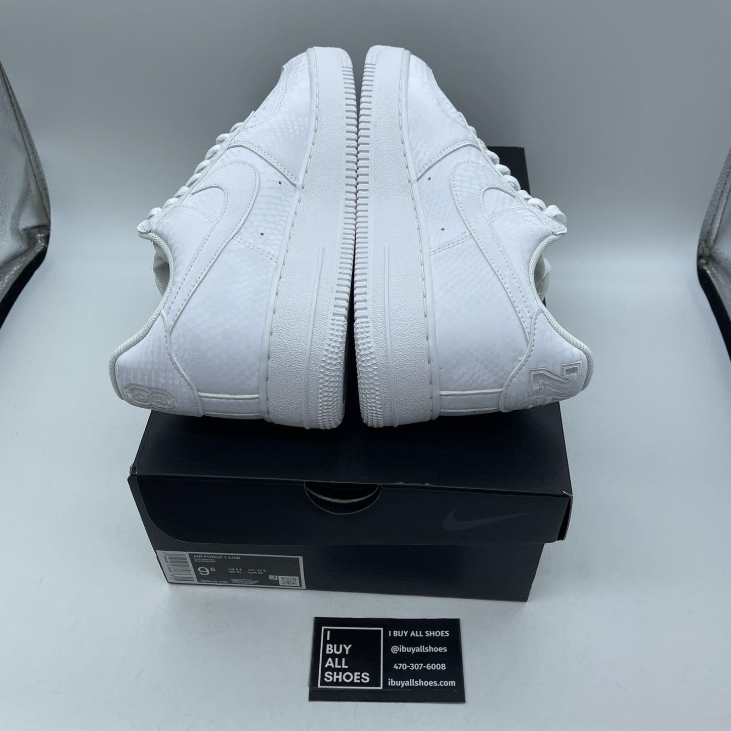 Size 9.5 - Nike Kobe Bryant x Air Force 1 Low Forever White (IB0018-100)
