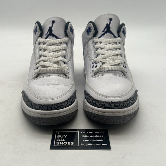 Size 9.5 - Air Jordan 3 Retro Mid Dark Iris (CT8532-105)