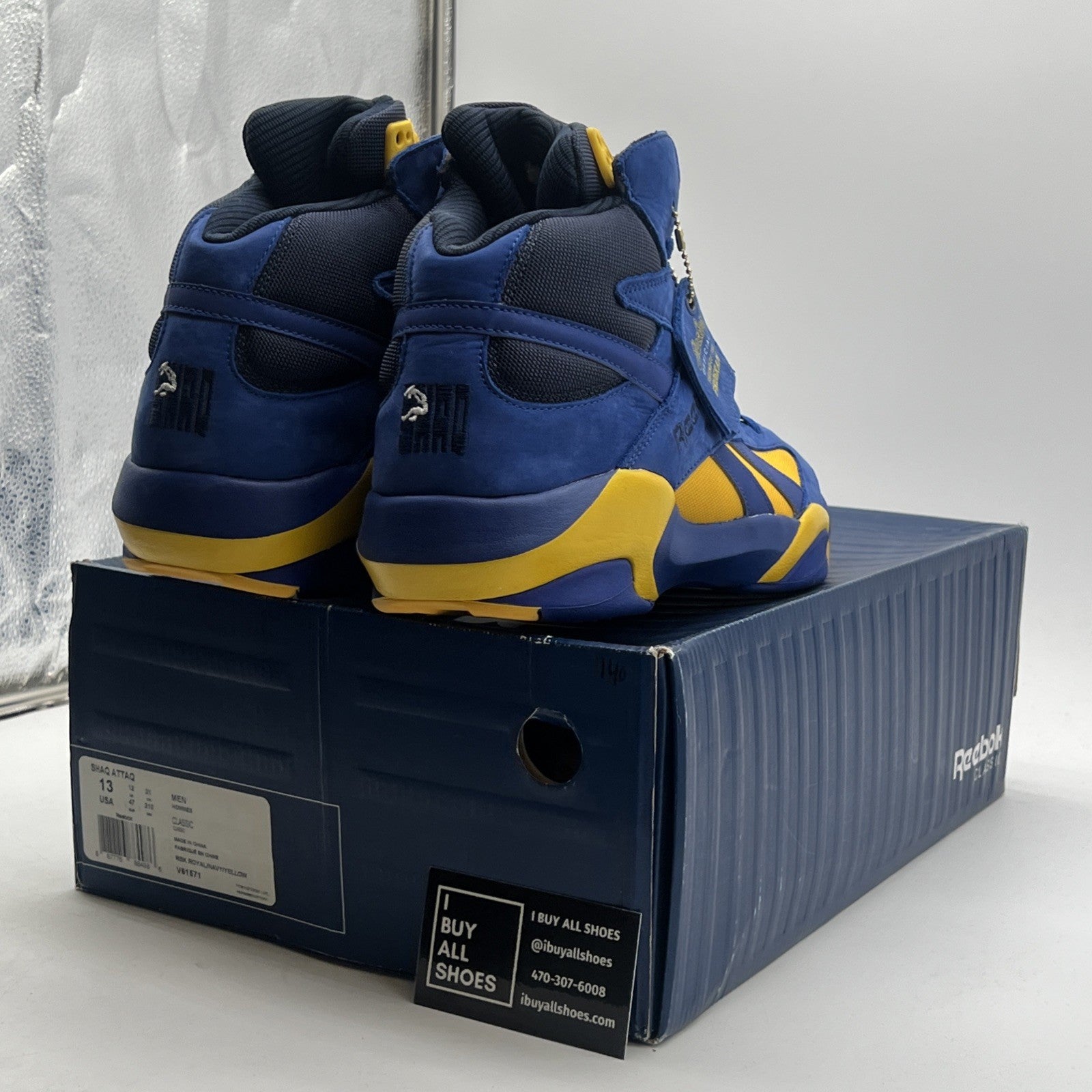Size 13 - Reebok Shaq Attaq Packer Shoes (V61571)