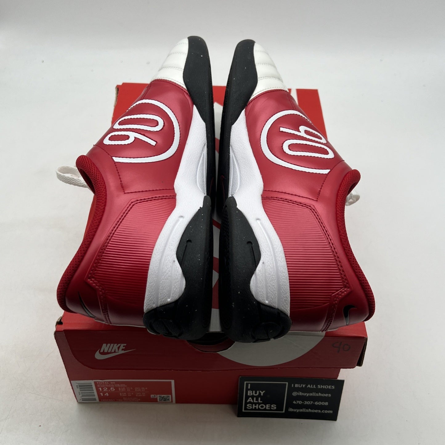 Size 12.5 - Nike Total 90 3 SP White Gym Red (HQ2851-100)