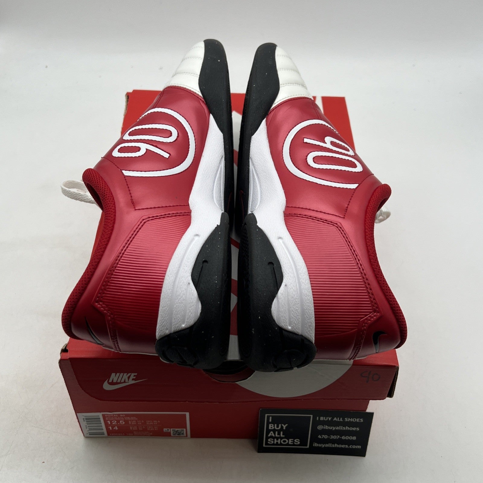 Size 12.5 - Nike Total 90 3 SP White Gym Red (HQ2851-100)