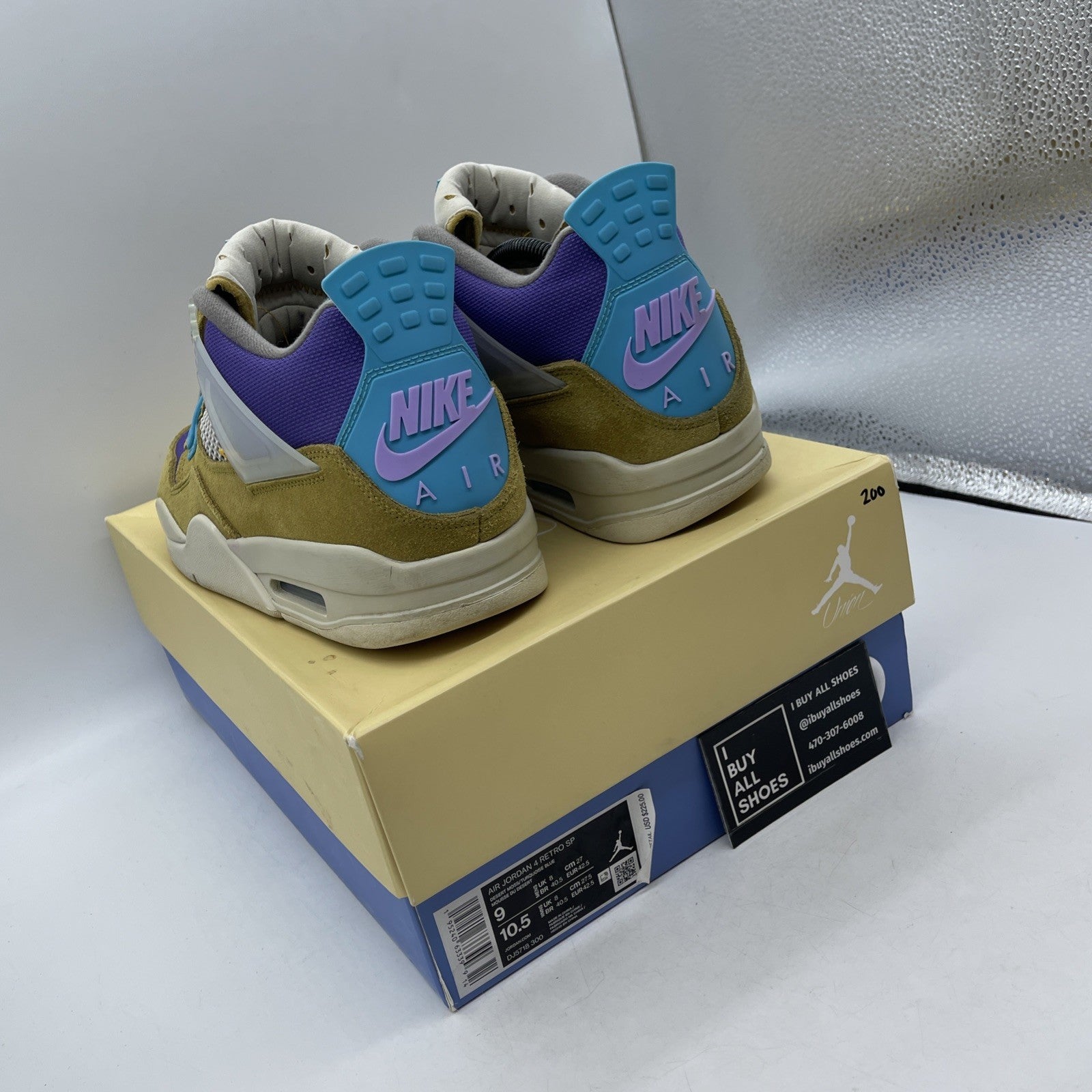 Size 9 - Air Jordan 4 Retro SP x Union 30th Anniversary (DJ5718-300)