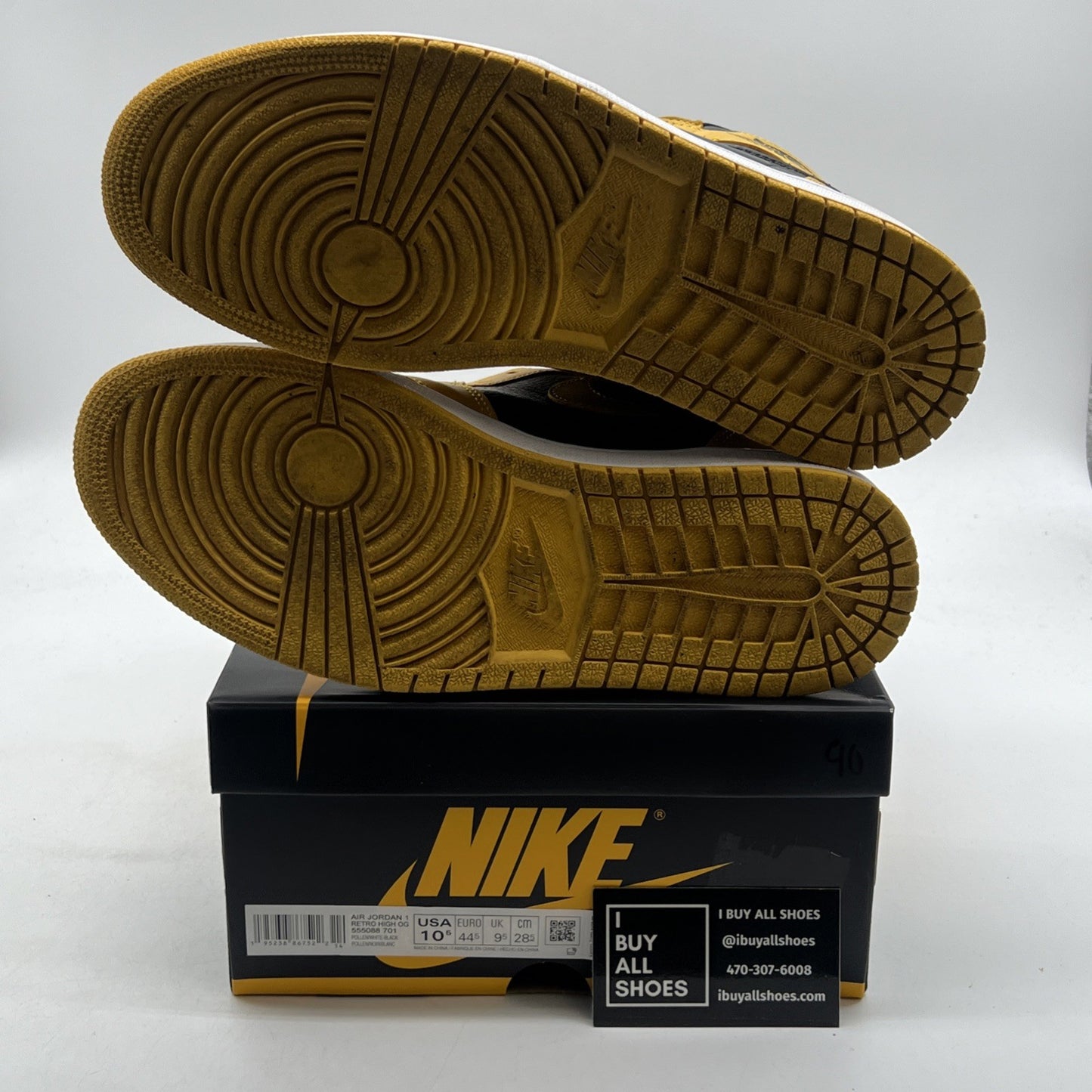 Size 10.5 - Air Jordan 1 Retro OG High Pollen (555088-701)