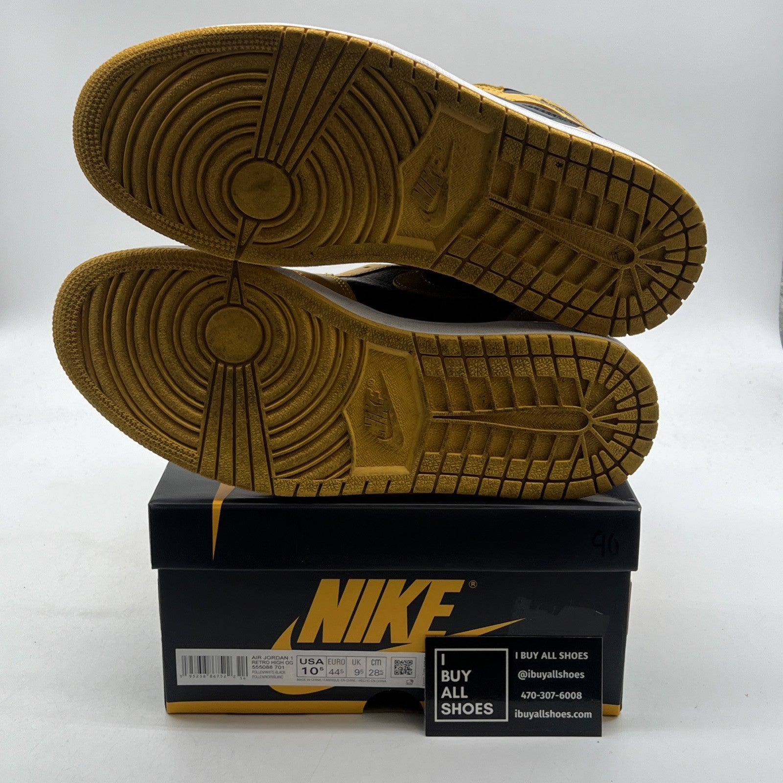 Size 10.5 - Air Jordan 1 Retro OG High Pollen (555088-701)