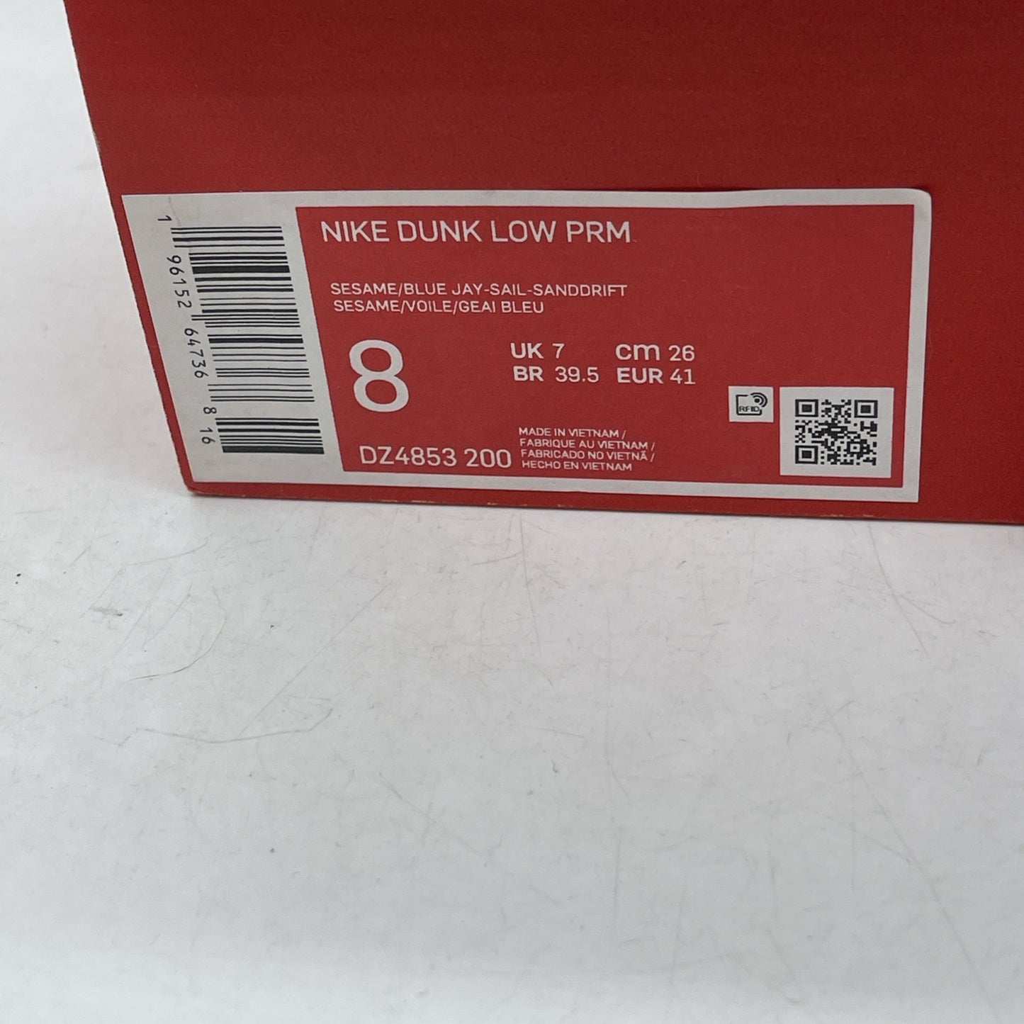 Size 8 - Nike Dunk Low Premium Montreal Bagel Sesame (DZ4853-200)